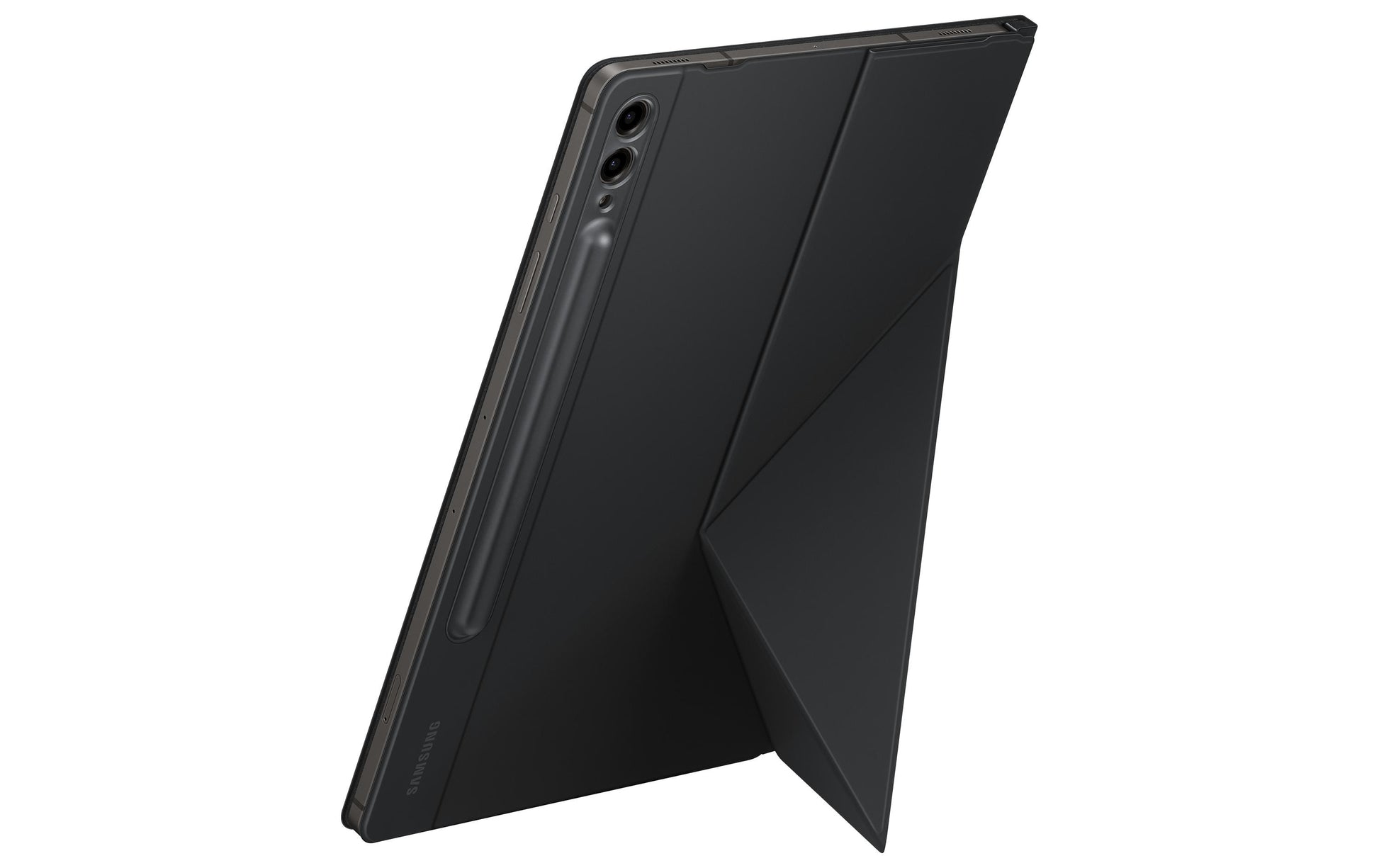 Samsung Smart Book Cover Tab S9 FE+ Notebook-Schutzhülle – für Galaxy Tab S9+, 12,4", Stoßschutz, Schwarz