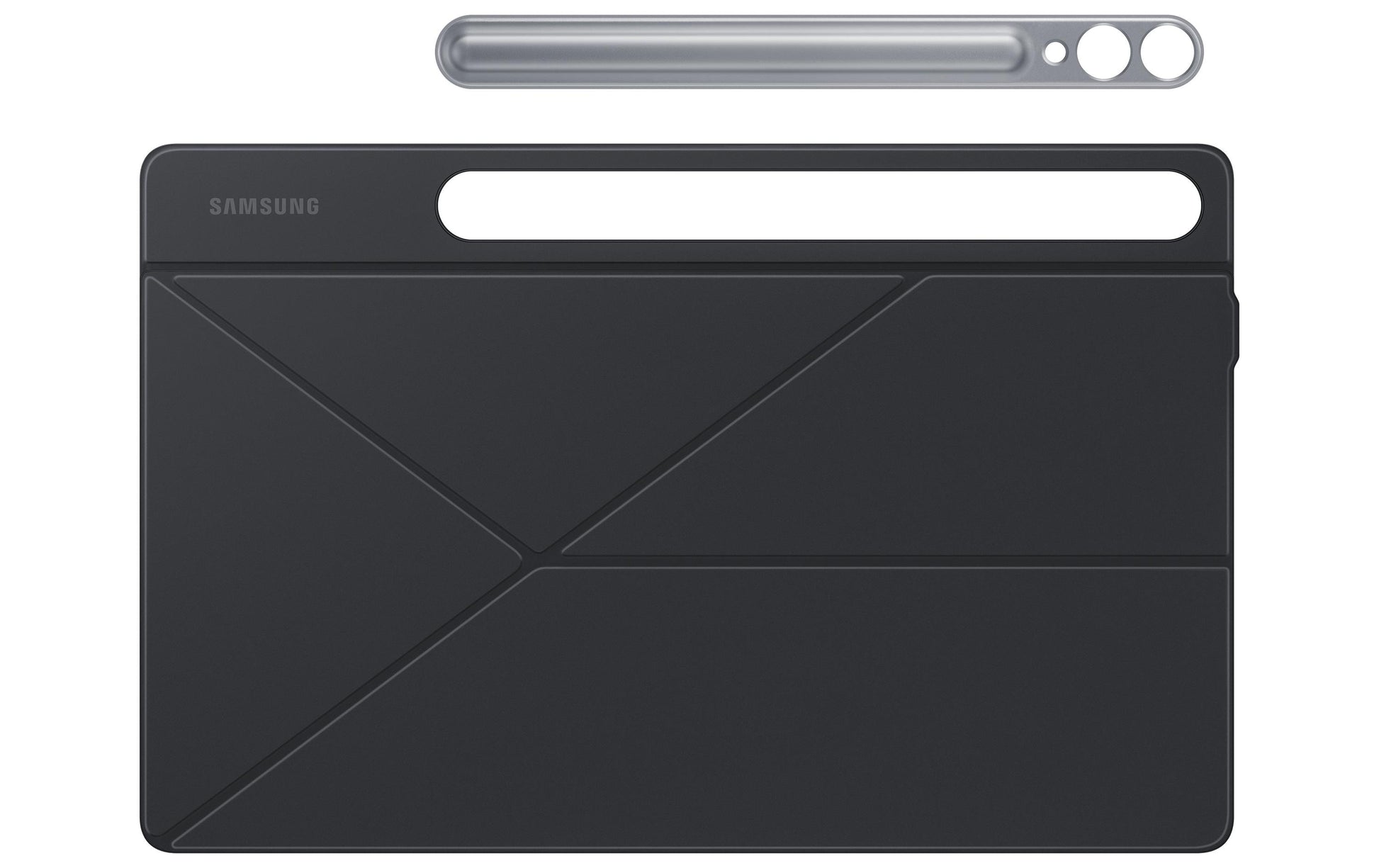 Samsung Smart Book Cover Tab S9 FE+ Notebook-Schutzhülle – für Galaxy Tab S9+, 12,4", Stoßschutz, Schwarz