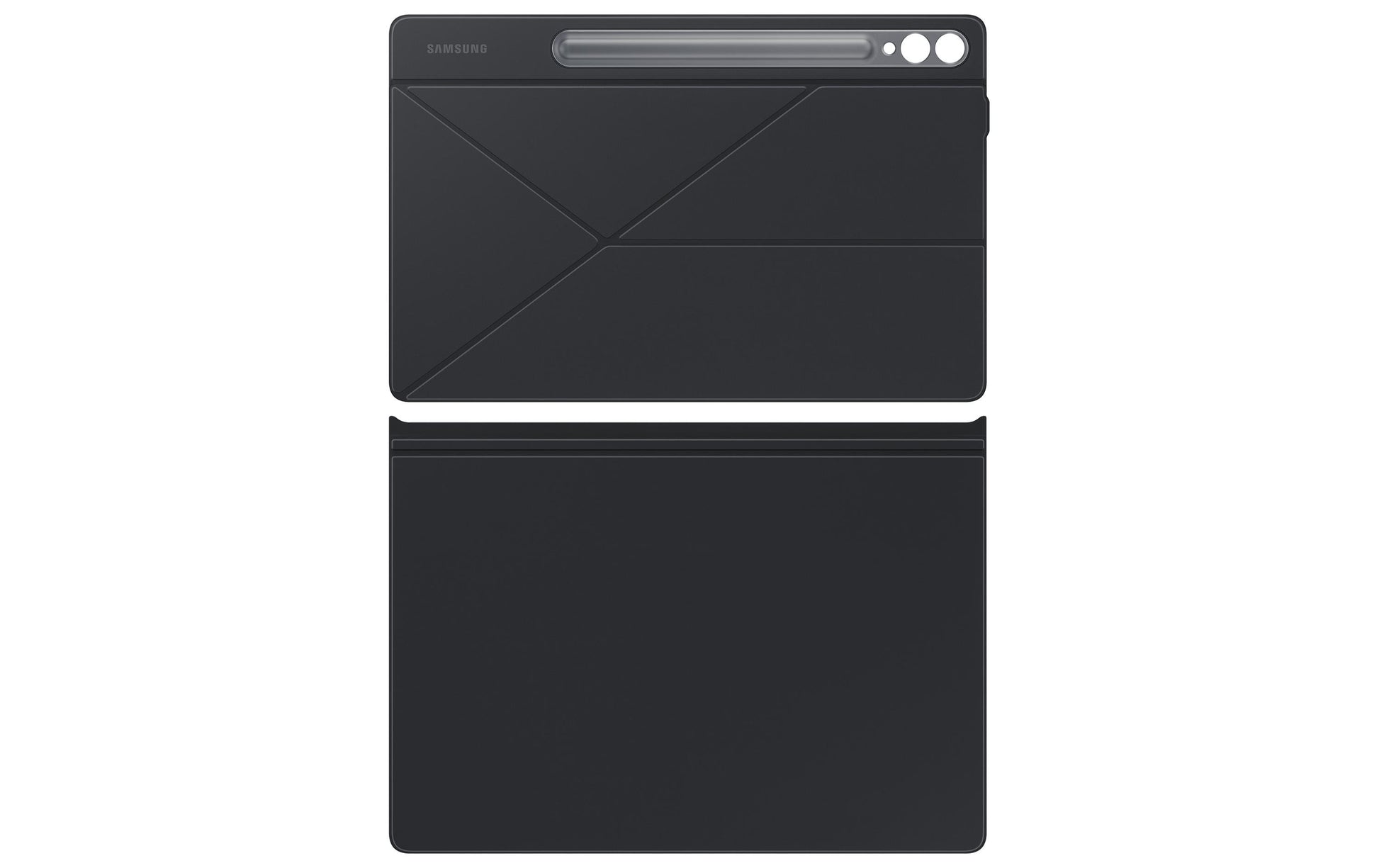 Samsung Smart Book Cover Tab S9 FE+ Notebook-Schutzhülle – für Galaxy Tab S9+, 12,4", Stoßschutz, Schwarz
