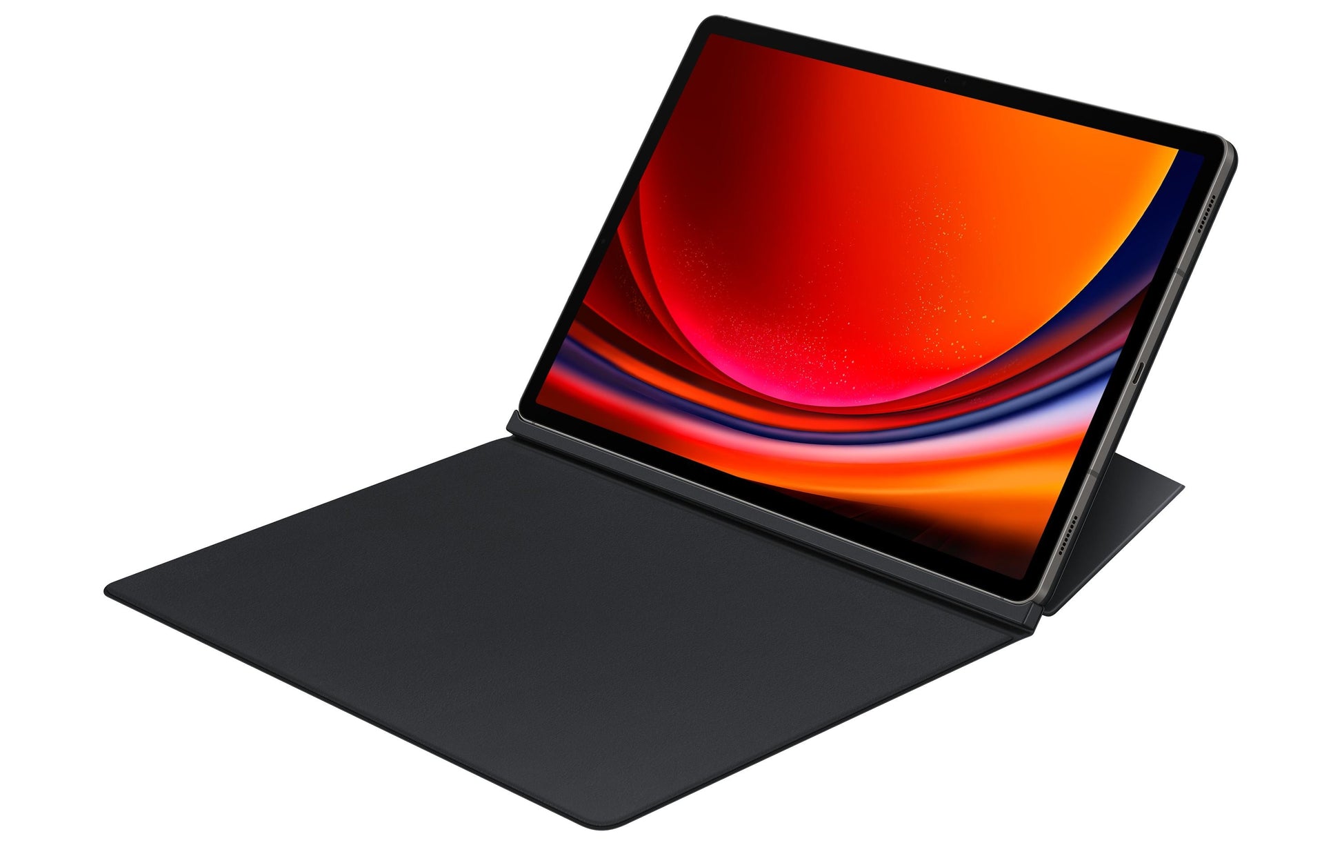 Samsung Smart Book Cover Tab S9 FE+ Notebook-Schutzhülle – für Galaxy Tab S9+, 12,4", Stoßschutz, Schwarz