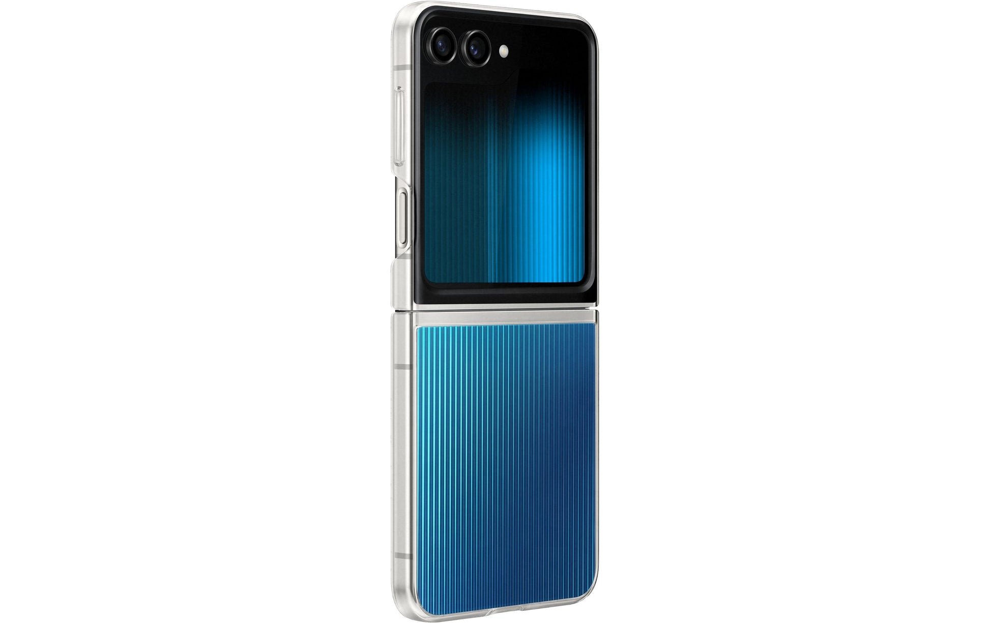 Samsung Folio – für Samsung Galaxy Z Flip5, Kunststoff, Transparent