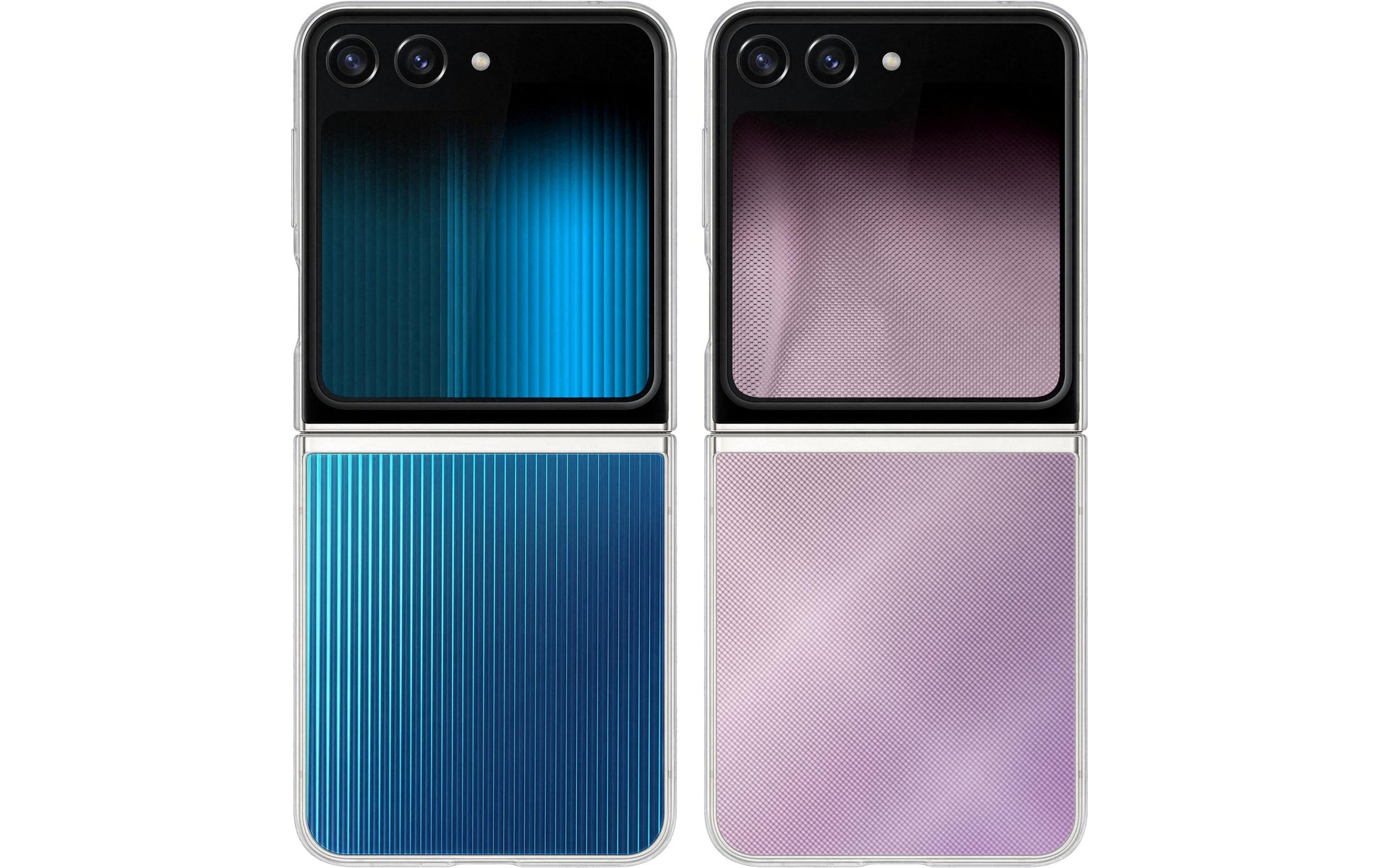 Samsung Folio – für Samsung Galaxy Z Flip5, Kunststoff, Transparent
