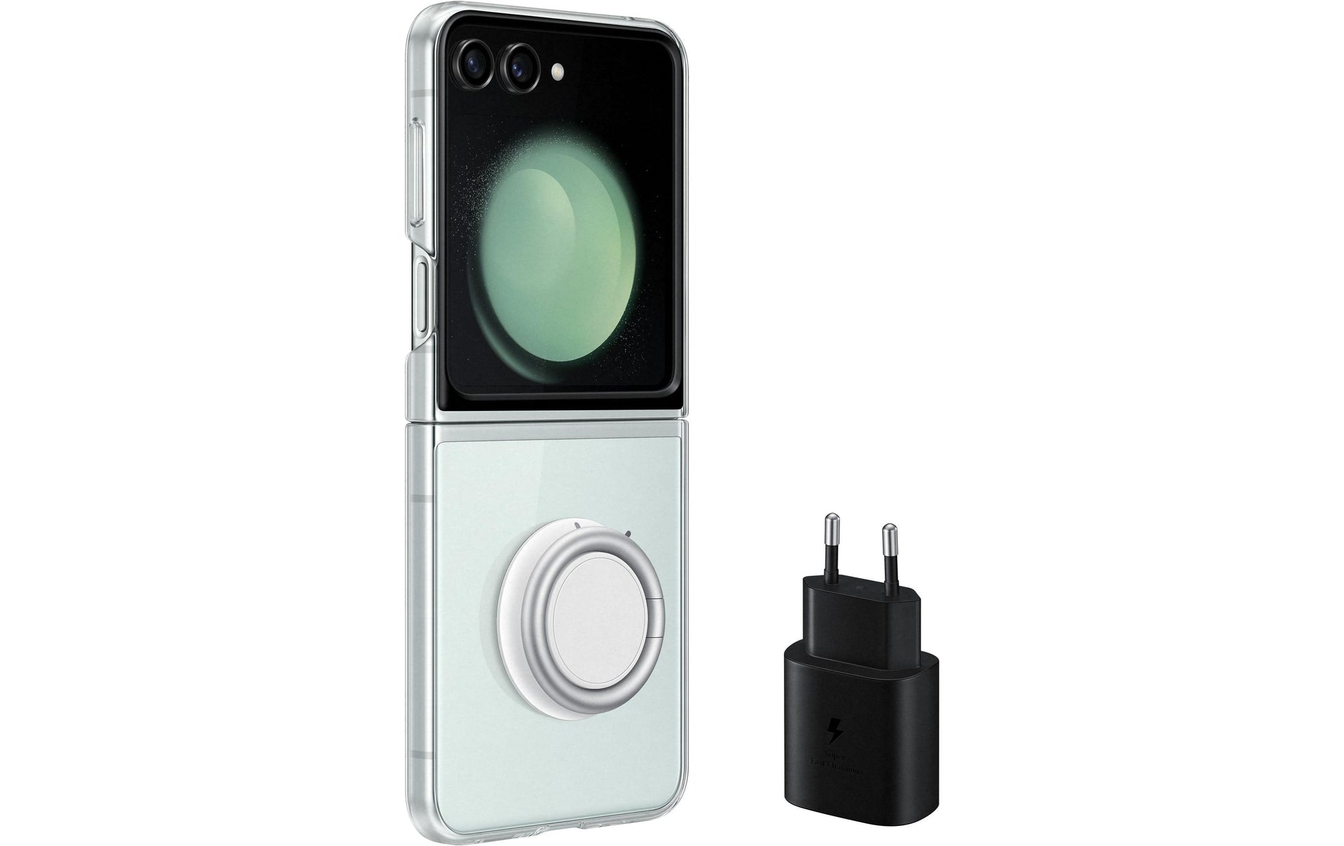 Samsung Booklet-Hülle – für Samsung Galaxy Z Flip5 – transparent