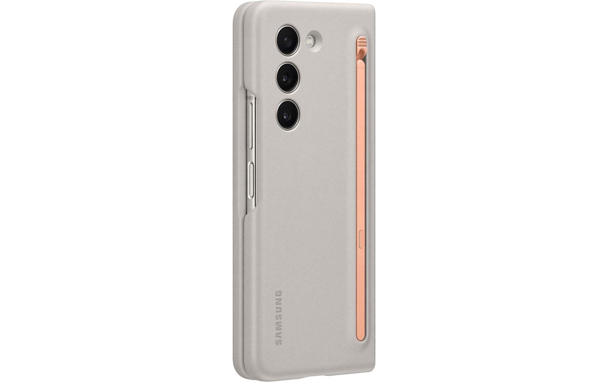 Samsung Backcover – für Samsung Galaxy Z Fold5 – beige – stossfest, kratzresistent