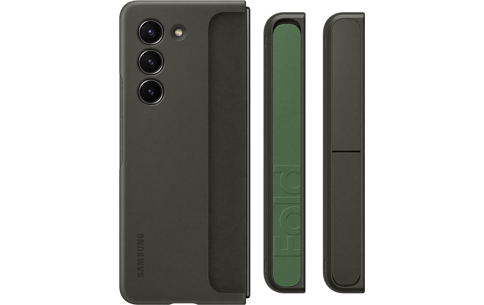 Samsung Backcover – für Samsung Galaxy Z Fold5 – Graphit – mit Kordel