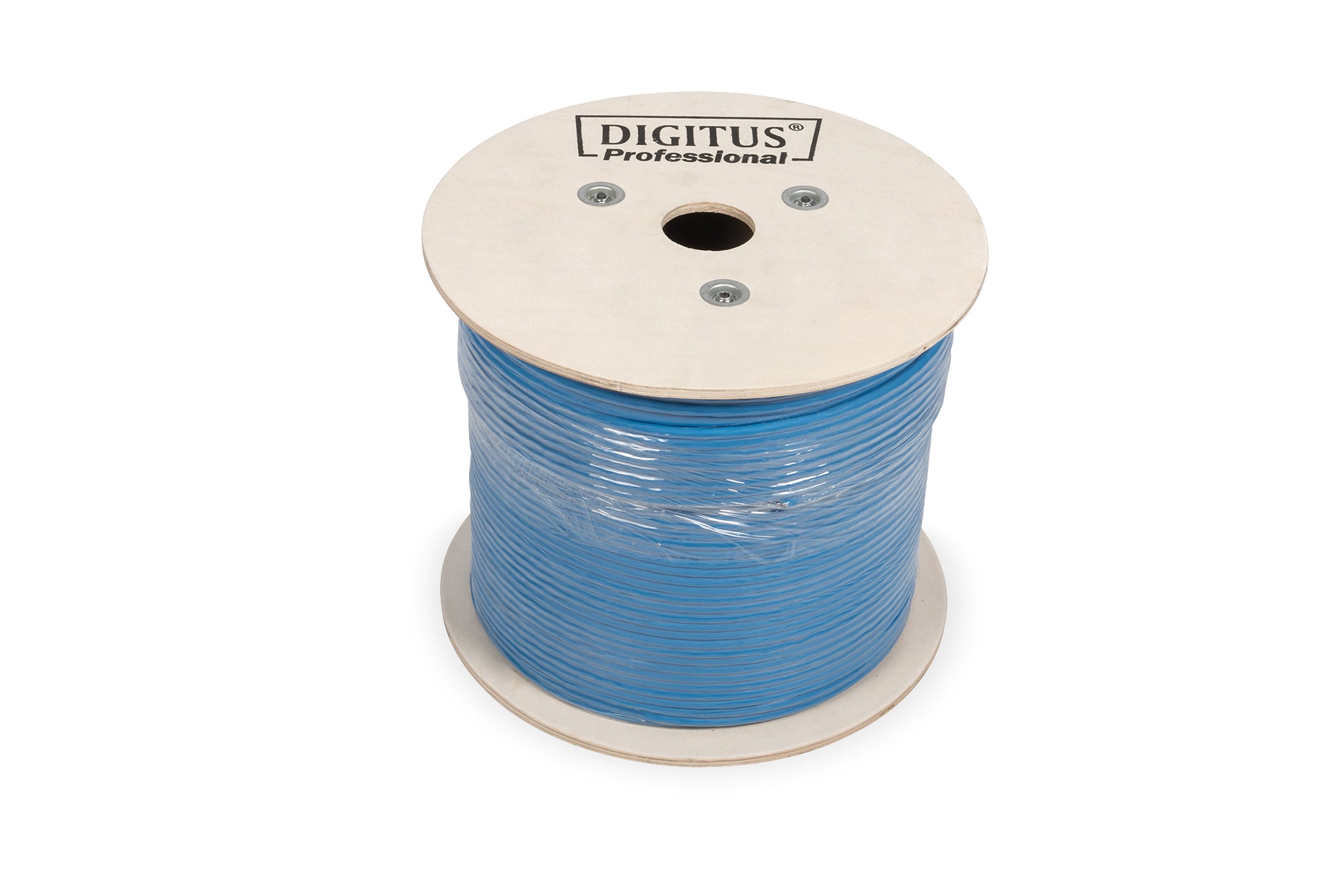 Digitus Netzwerkkabel – 500 m, Blau, Cat 6A, U-FTP, Duplex