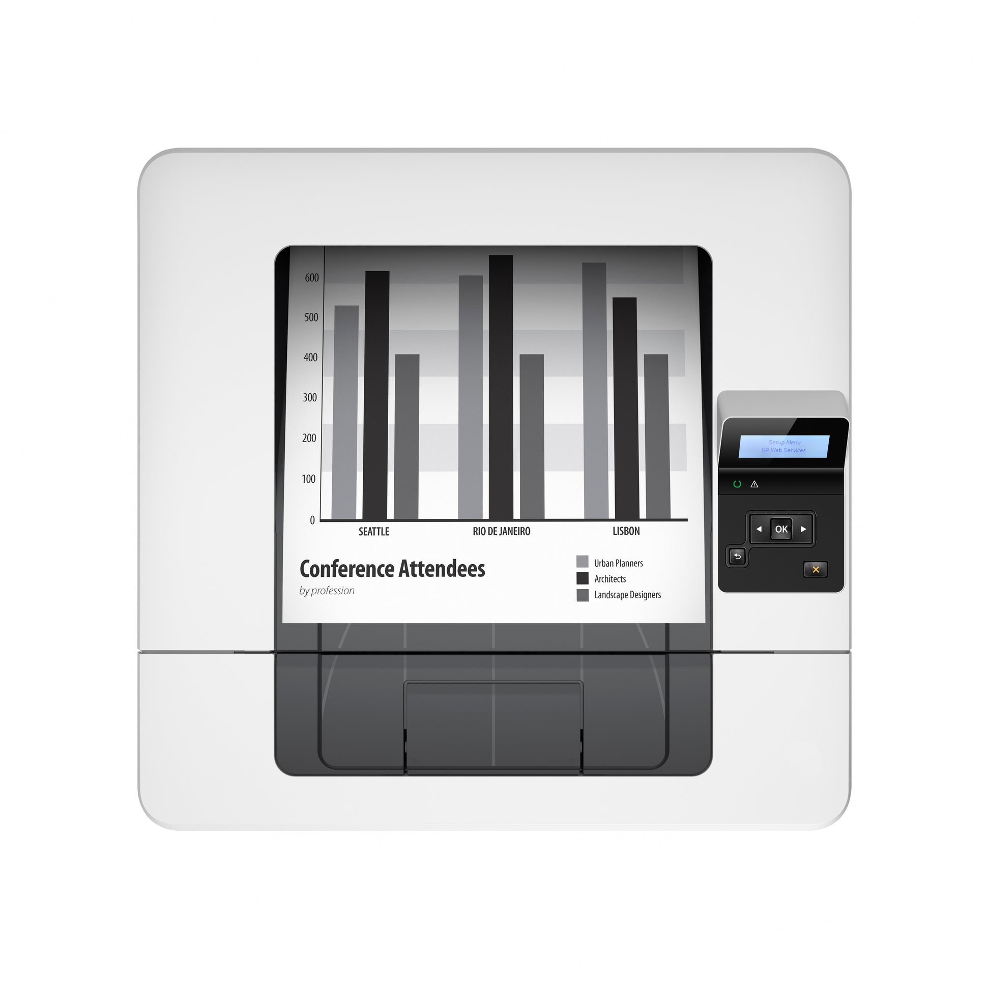 HP LaserJet Pro M402n – Schwarz-Weiss, A4, LAN, USB, 38 Seiten pro Minute, AirPrint, Mopria