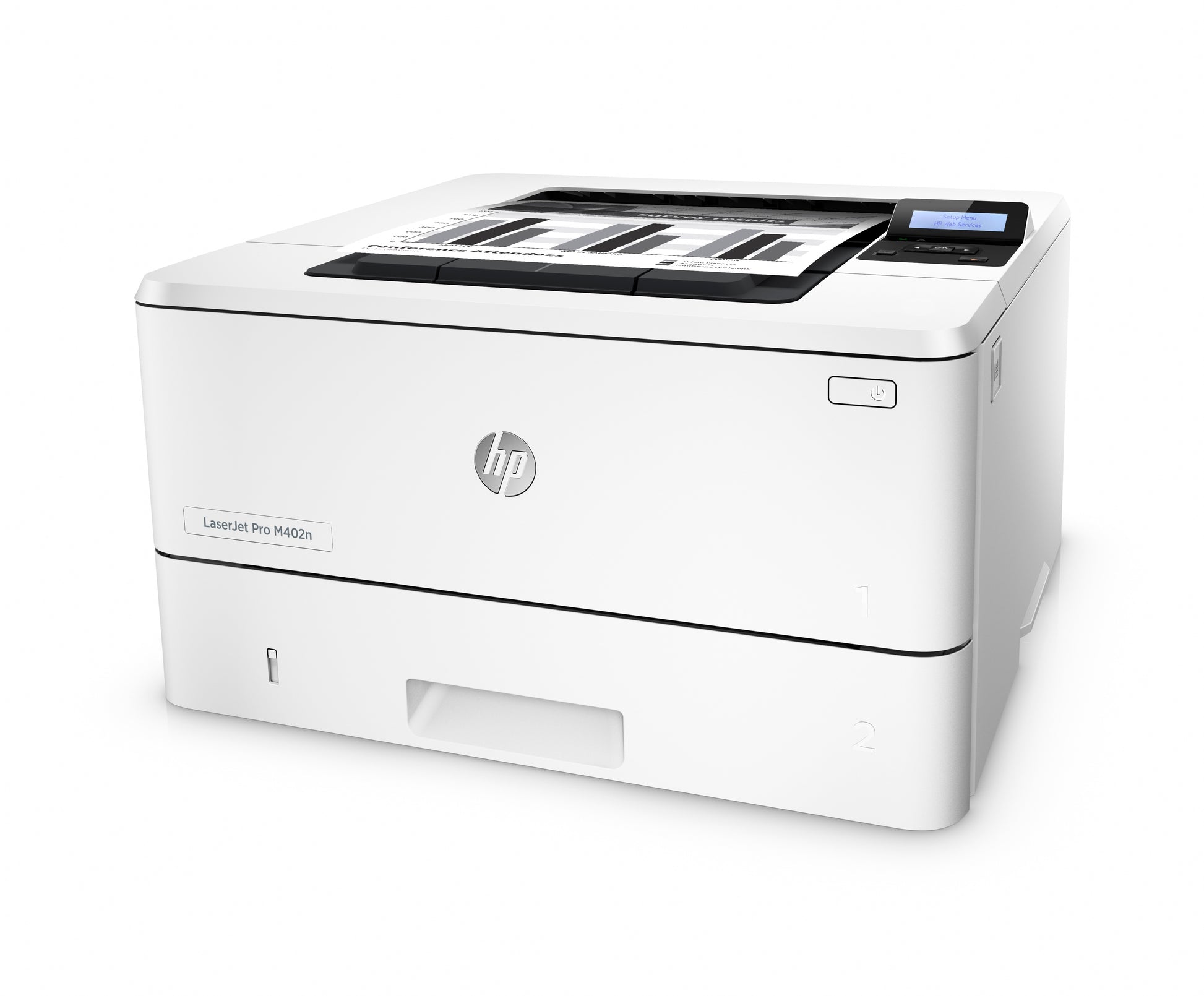 HP LaserJet Pro M402n – Schwarz-Weiss, A4, LAN, USB, 38 Seiten pro Minute, AirPrint, Mopria