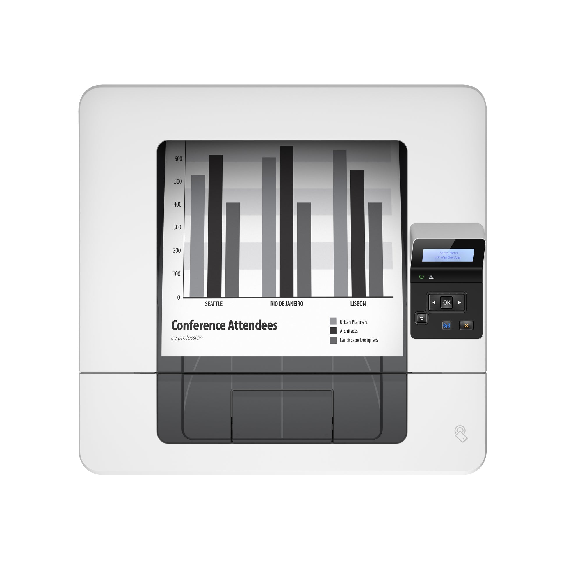 HP LaserJet Pro M402dw – Schwarz-Weiss, A4, Duplex, WLAN, LAN, USB, 40 Seiten pro Minute, AirPrint, Mopria