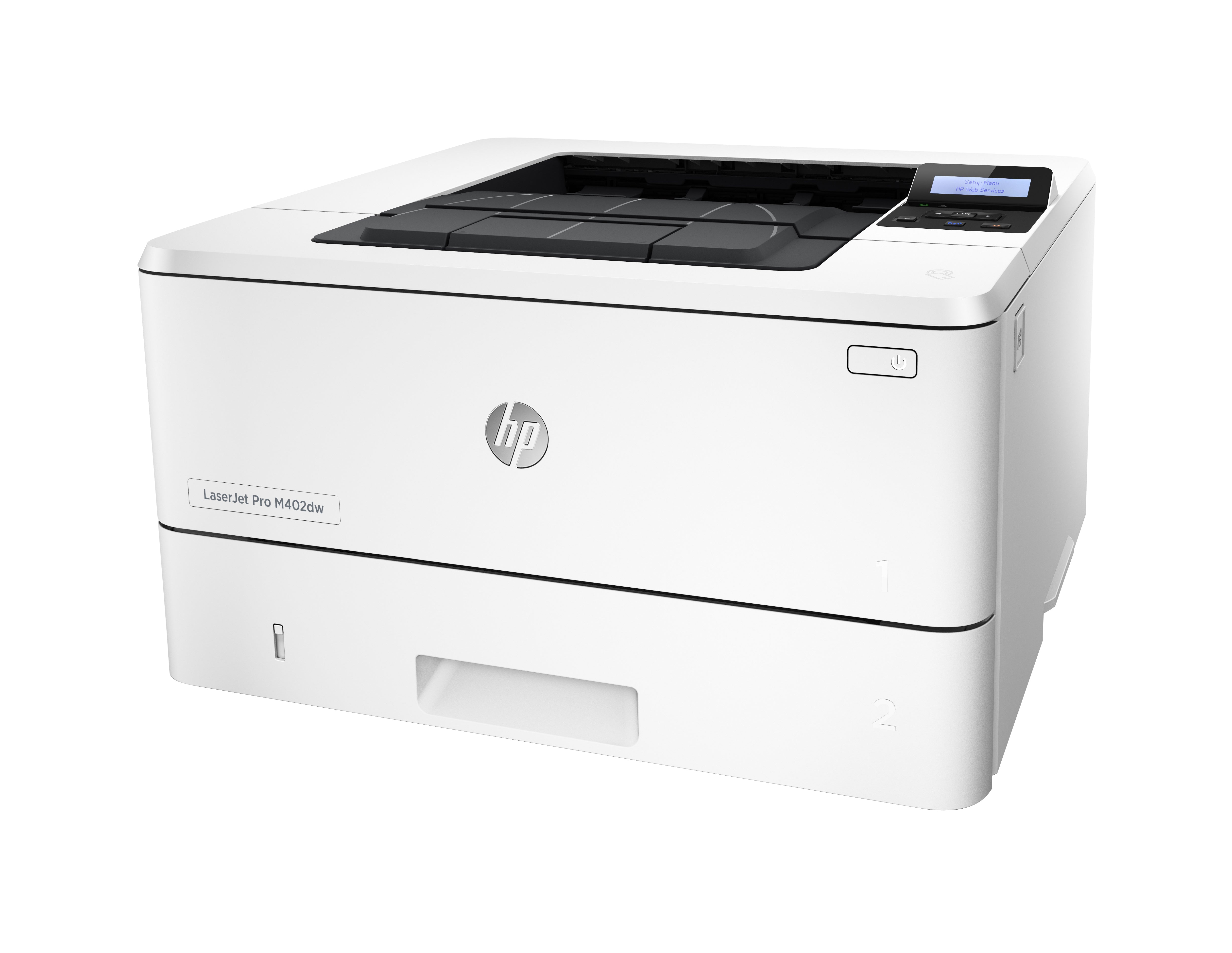 HP LaserJet Pro M402dw – Schwarz-Weiss, A4, Duplex, WLAN, LAN, USB, 40 Seiten pro Minute, AirPrint, Mopria
