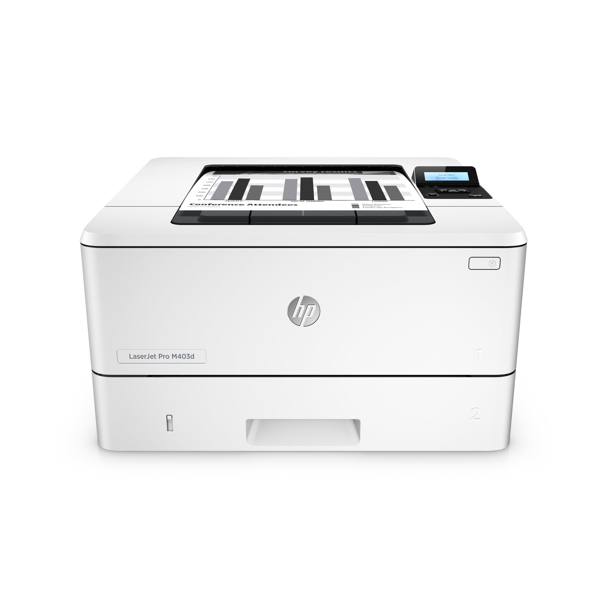 HP LaserJet Pro M402dw – Schwarz-Weiss, A4, Duplex, WLAN, LAN, USB, 40 Seiten pro Minute, AirPrint, Mopria