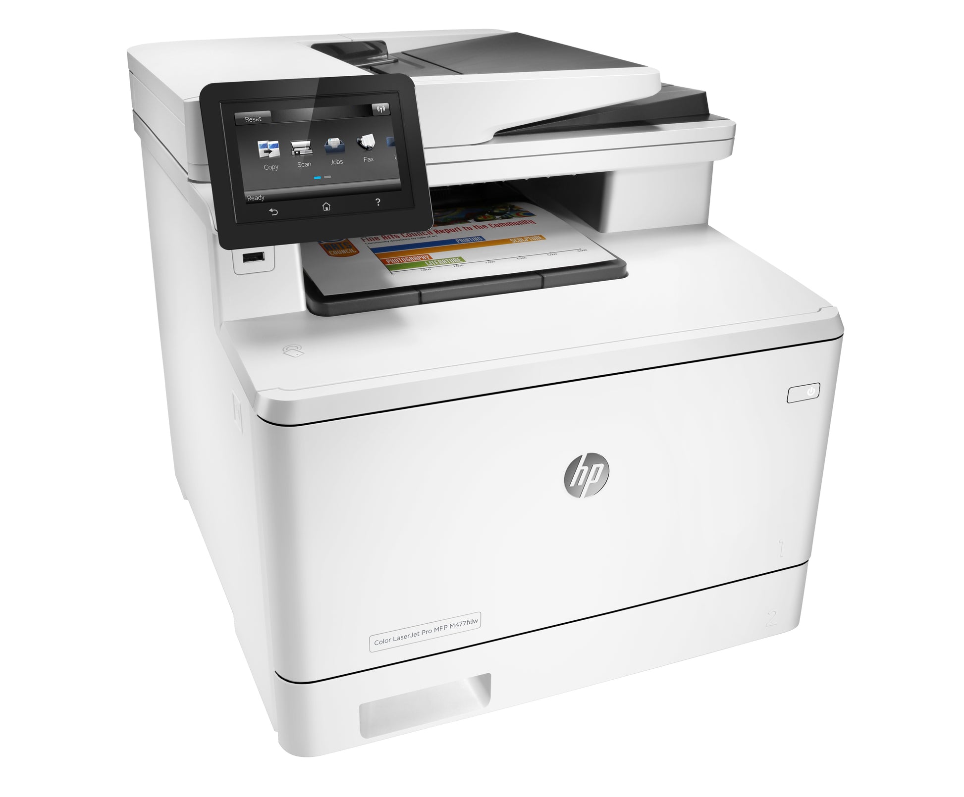 HP COLOR LASERJET MFP M477FDW – Farblaser-Multifunktionsdrucker, A4, 4-in-1, Duplex, ADF, WLAN/LAN, AirPrint