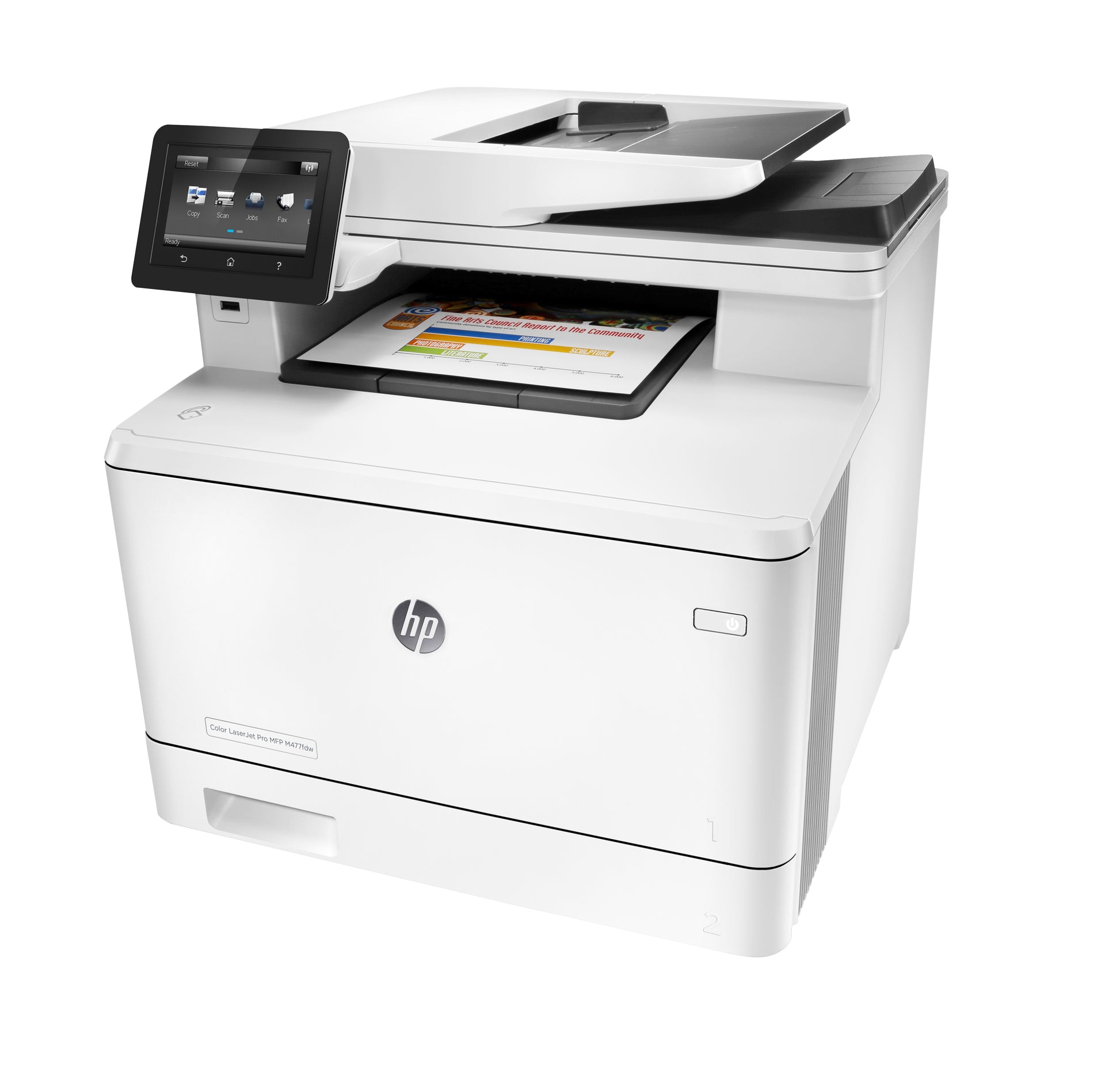 HP COLOR LASERJET MFP M477FDW – Farblaser-Multifunktionsdrucker, A4, 4-in-1, Duplex, ADF, WLAN/LAN, AirPrint