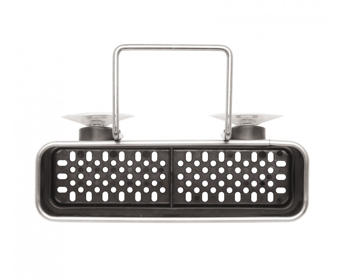 simplehuman Utensilienhalter (wandmontiert) 17,2 × 10,9 × 16 cm, Edelstahl, Silber