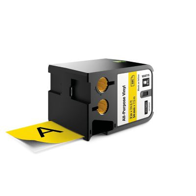 DYMO Schriftband – 54 mm × 7 m, gelb, schwarz – für DYMO XTL – 1868775