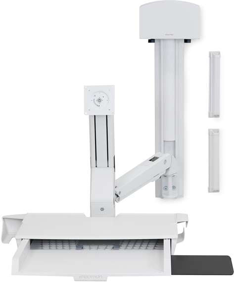 Ergotron StyleView – Monitor-Wandhalterung – bis 24" – VESA 75×75/100×100 mm – bis 14,5 kg/Monitor
