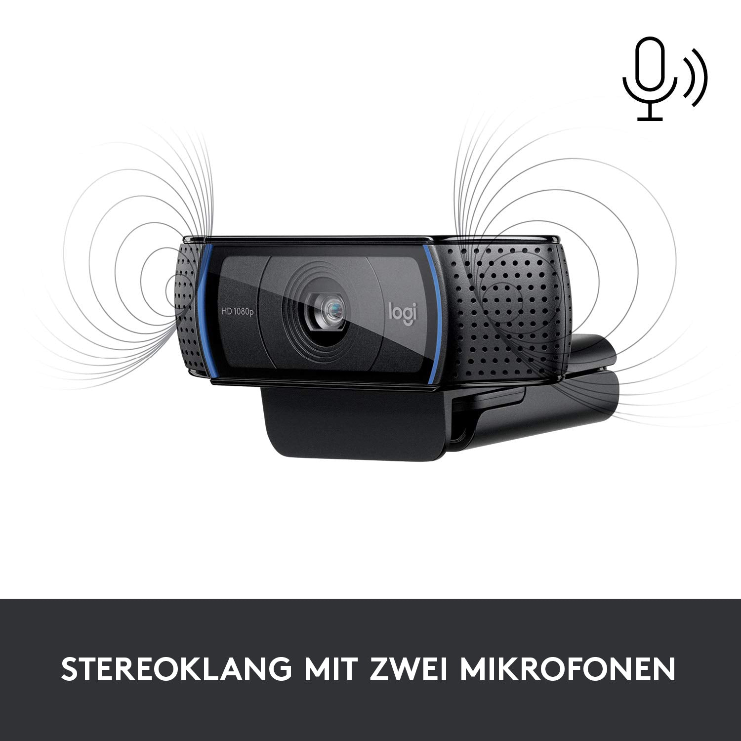 Logitech C920 – Webcam – Full HD (1920 × 1080), 30 fps, 78°, Autofokus, USB