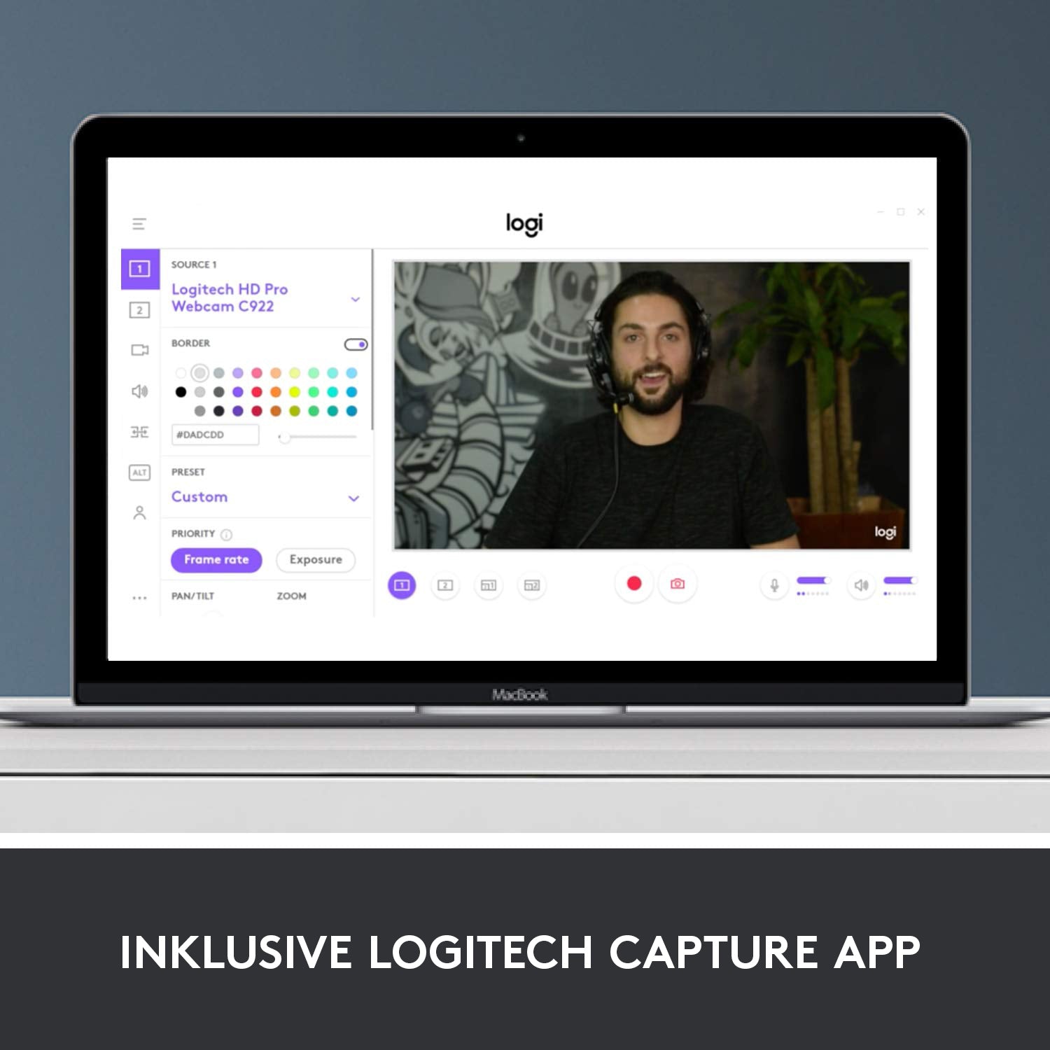 Logitech C920 – Webcam – Full HD (1920 × 1080), 30 fps, 78°, Autofokus, USB