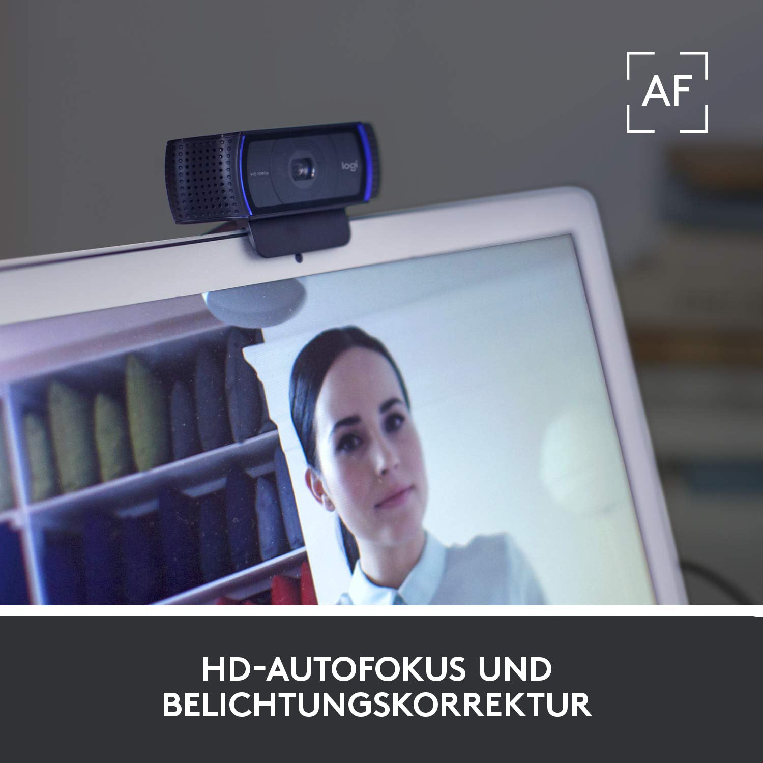 Logitech C920 – Webcam – Full HD (1920 × 1080), 30 fps, 78°, Autofokus, USB