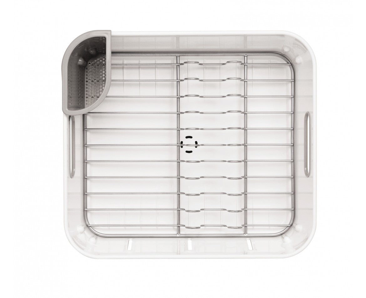 simplehuman Abtropfgestell 37 × 17,2 × 32,6 cm, Kunststoff, weiss