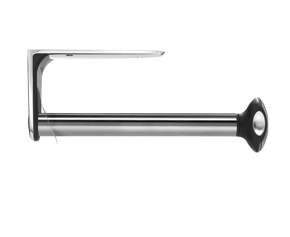simplehuman Küchenrollenhalter, Edelstahl, 33,3 × 7,6 × 12,5 cm, wandmontiert