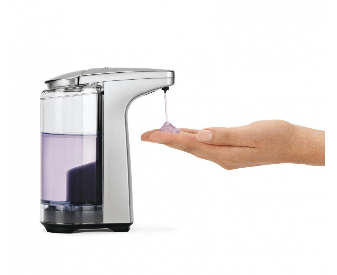 simplehuman ST1023 Seifenspender – Stahl, Silber, 237 ml