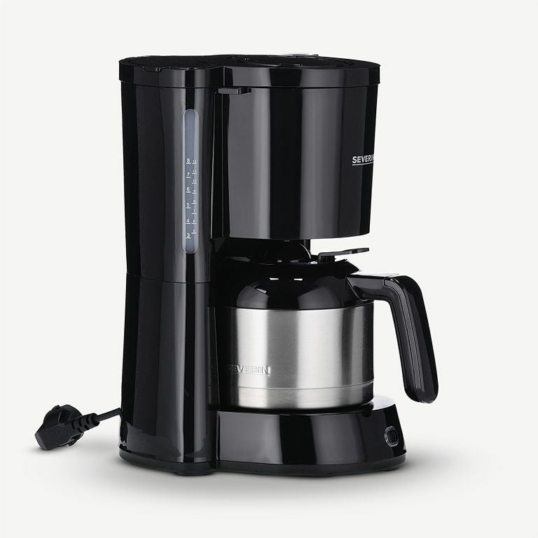 Severin KA4835 Filterkaffeemaschine – 8 Tassen, 1 l, Karaffe, Schwarz, 23 × 34 × 28,2 cm