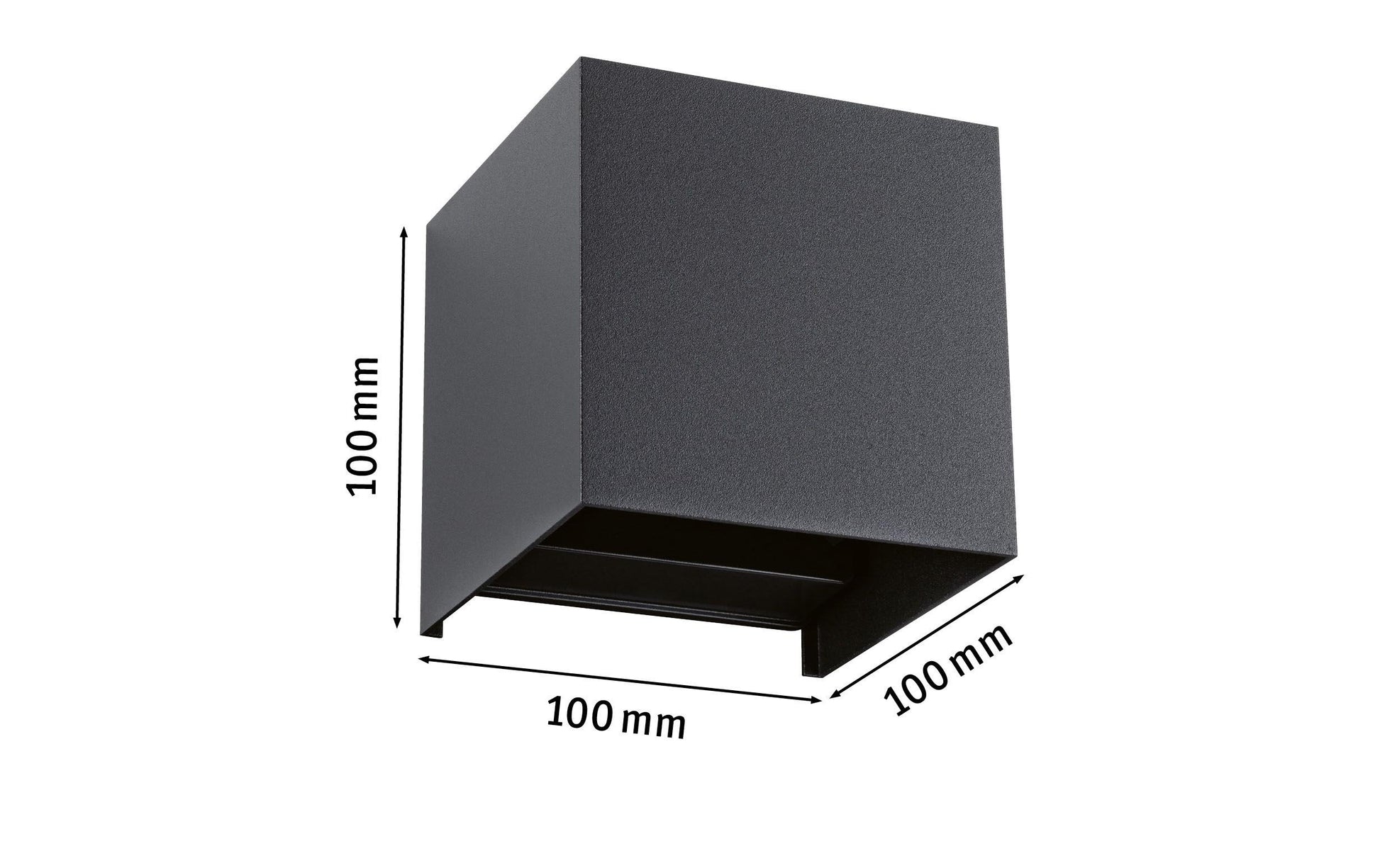 Paulmann Aussenwandleuchte – RGBW, 2000–6500 K, IP44, Netzbetrieb, Zigbee, für ZigBee 3.0, Anthrazit, Aluminium