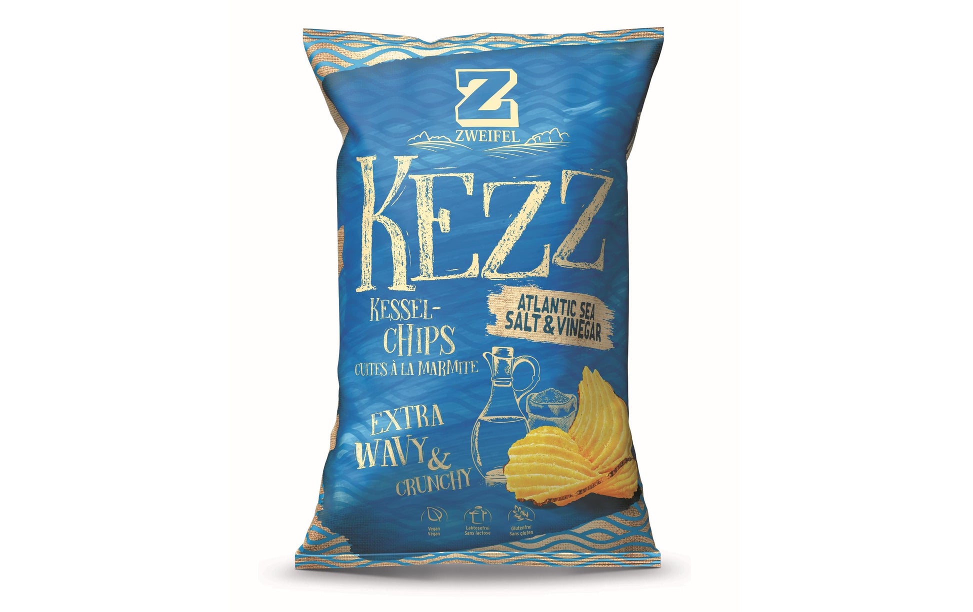 Zweifel Kezz Atlantic Chips – Meersalz & Essig – 110 g