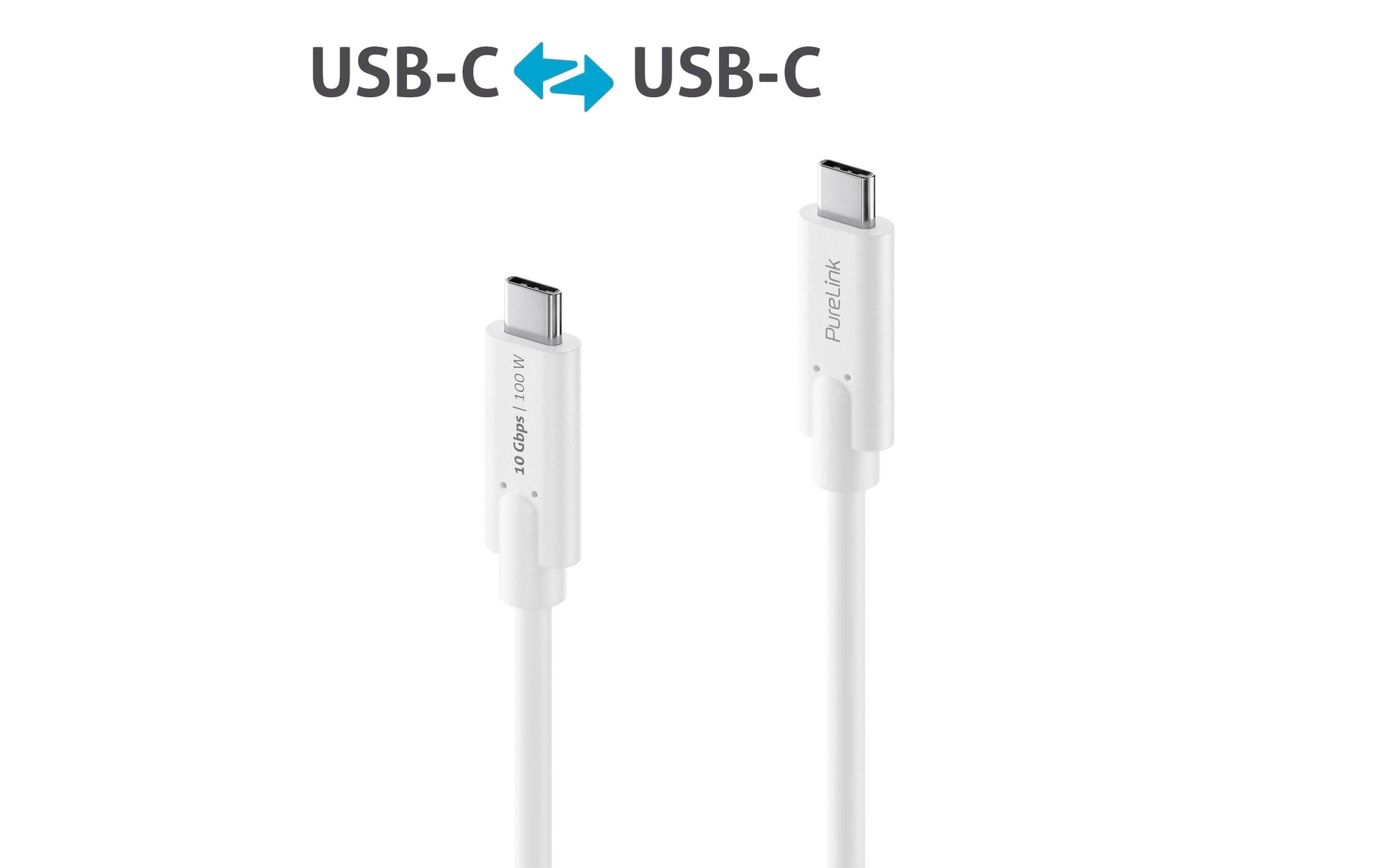 PureLink USB-Kabel, USB-C zu USB-C, 1 m, USB 3, Lade-/Datenkabel