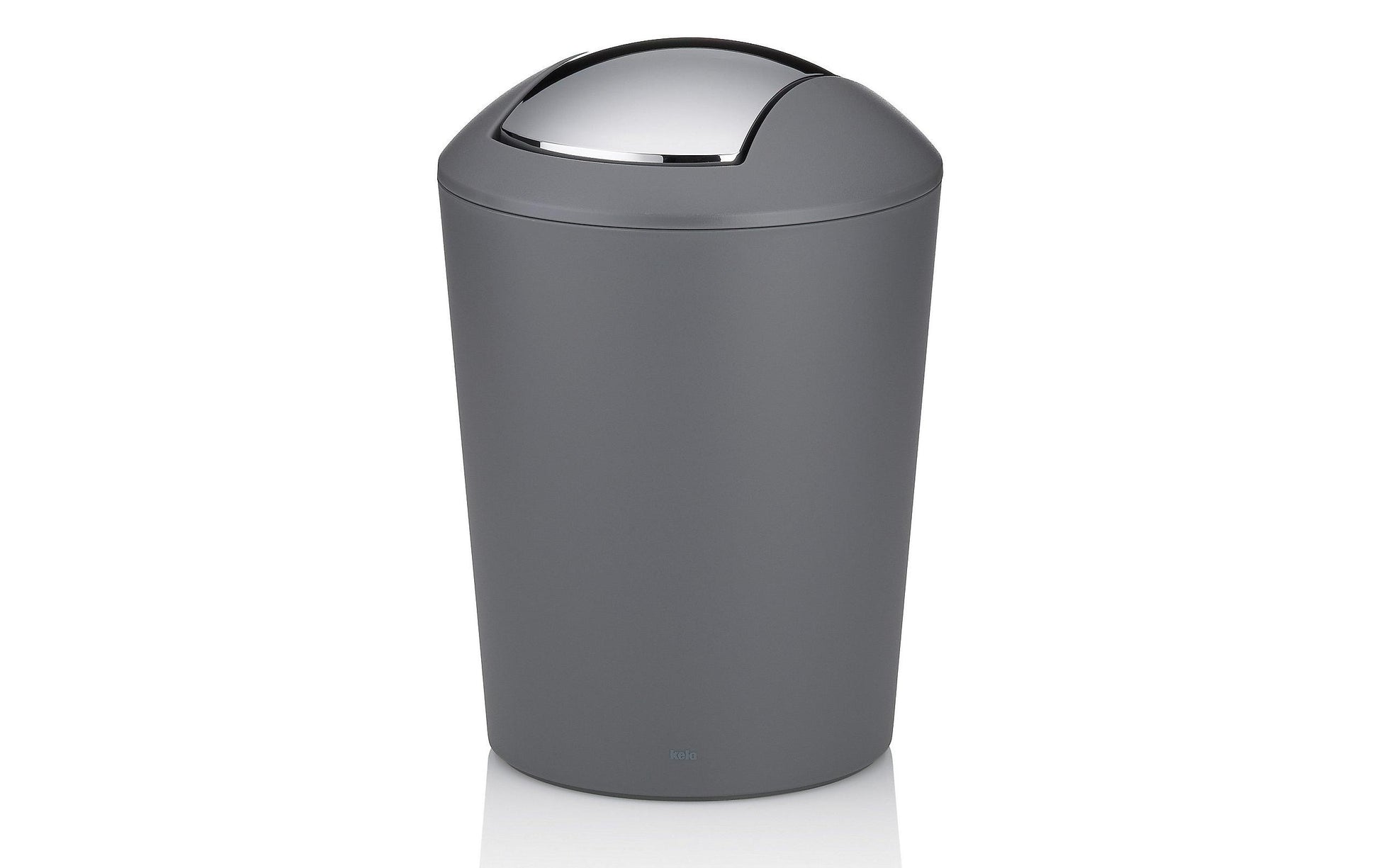 Kela Kosmetikeimer Marta – 1,7 l – Kunststoff, rund – grau