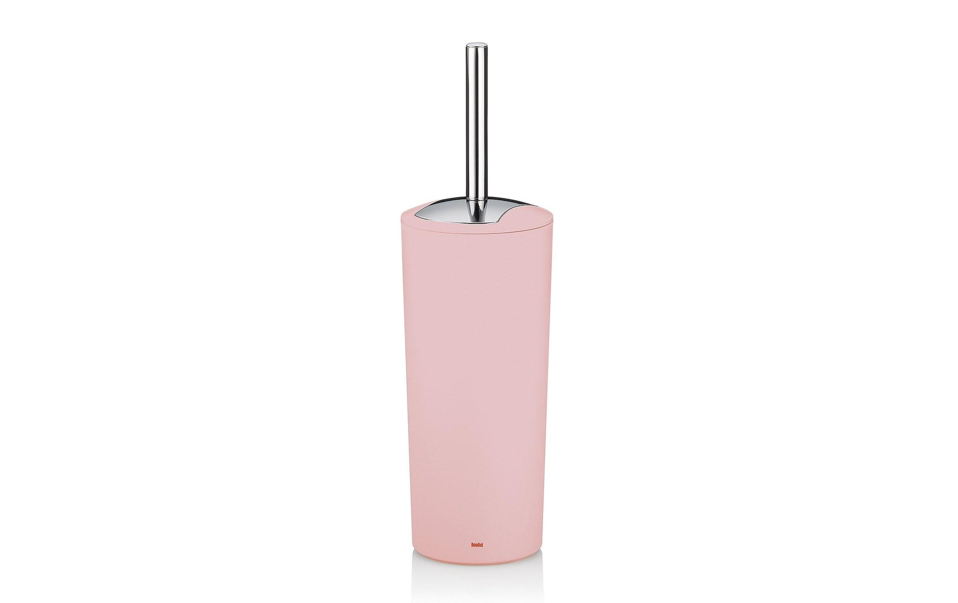 Kela WC-Bürstenset – Kunststoff, Altrosa, mit Deckel, H 36,5 cm, Ø 11 cm