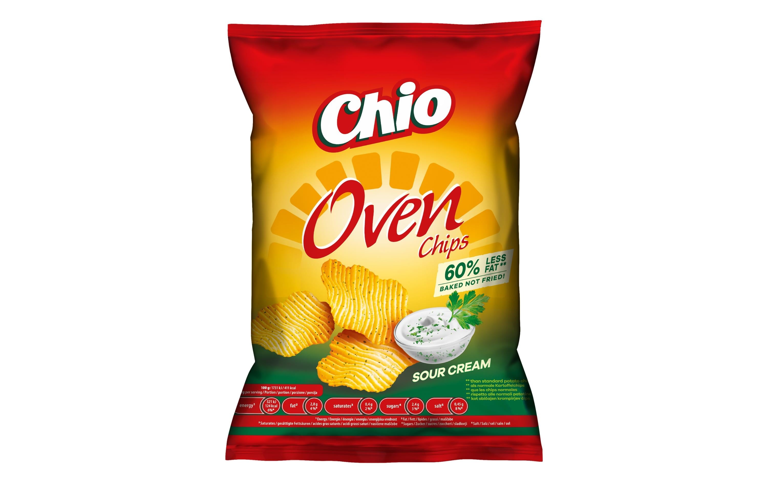 Chio Ofenchips – Sauerrahm – 125 g