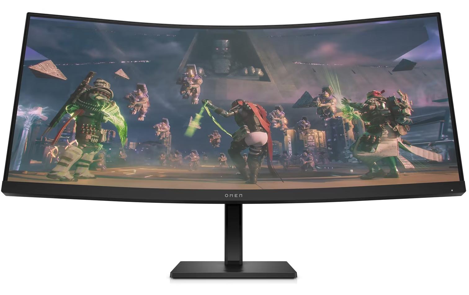 HP OMEN 34C – Monitor, 34", 2560 × 1440 (WQHD), Gebogen, 165 Hz