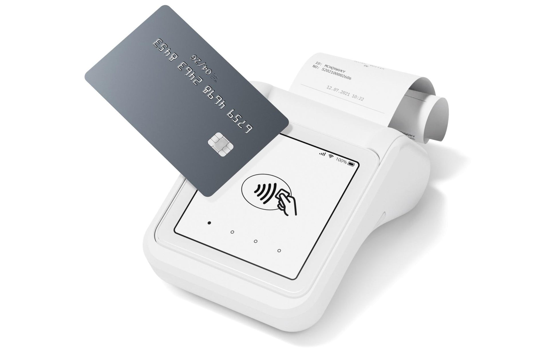 SumUp Solo – Mobiles POS-Terminal – WLAN, 4G, NFC – Weiss