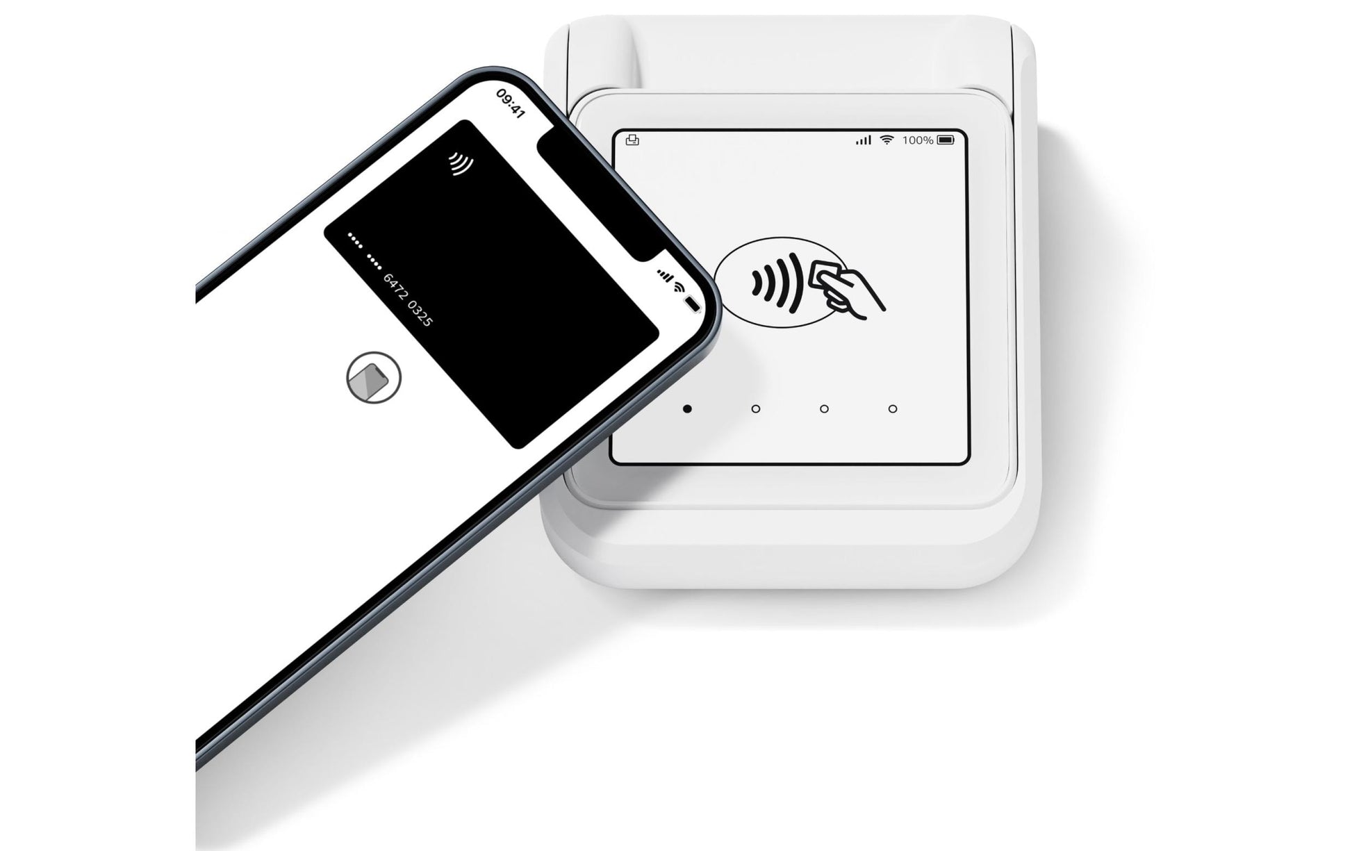 SumUp Solo – Mobiles POS-Terminal – WLAN, 4G, NFC – Weiss