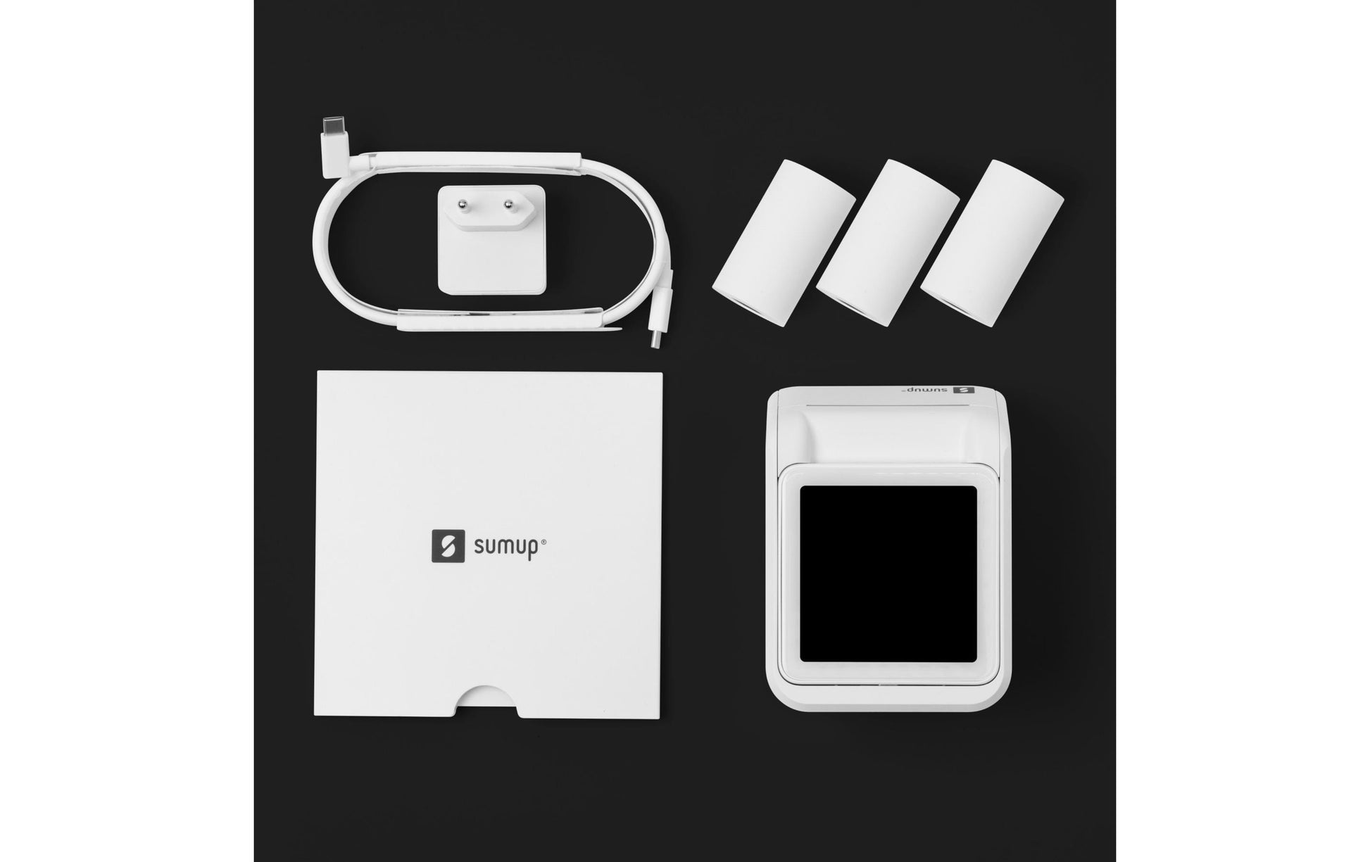 SumUp Solo – Mobiles POS-Terminal – WLAN, 4G, NFC – Weiss