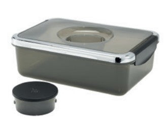 WMF Zerkleinerer KÜCHENminis Salat-to-go – 150 W, 2 Stufen – Schwarz/Edelstahl