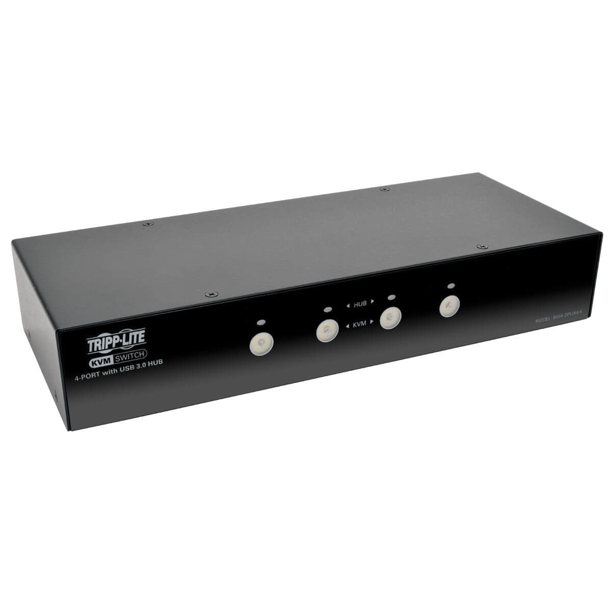 Tripp Lite B004-DPUA4-K – 4-Port DP KVM-Switch – 2560 × 1600, USB 3.0-Hub, Audio, Desktop