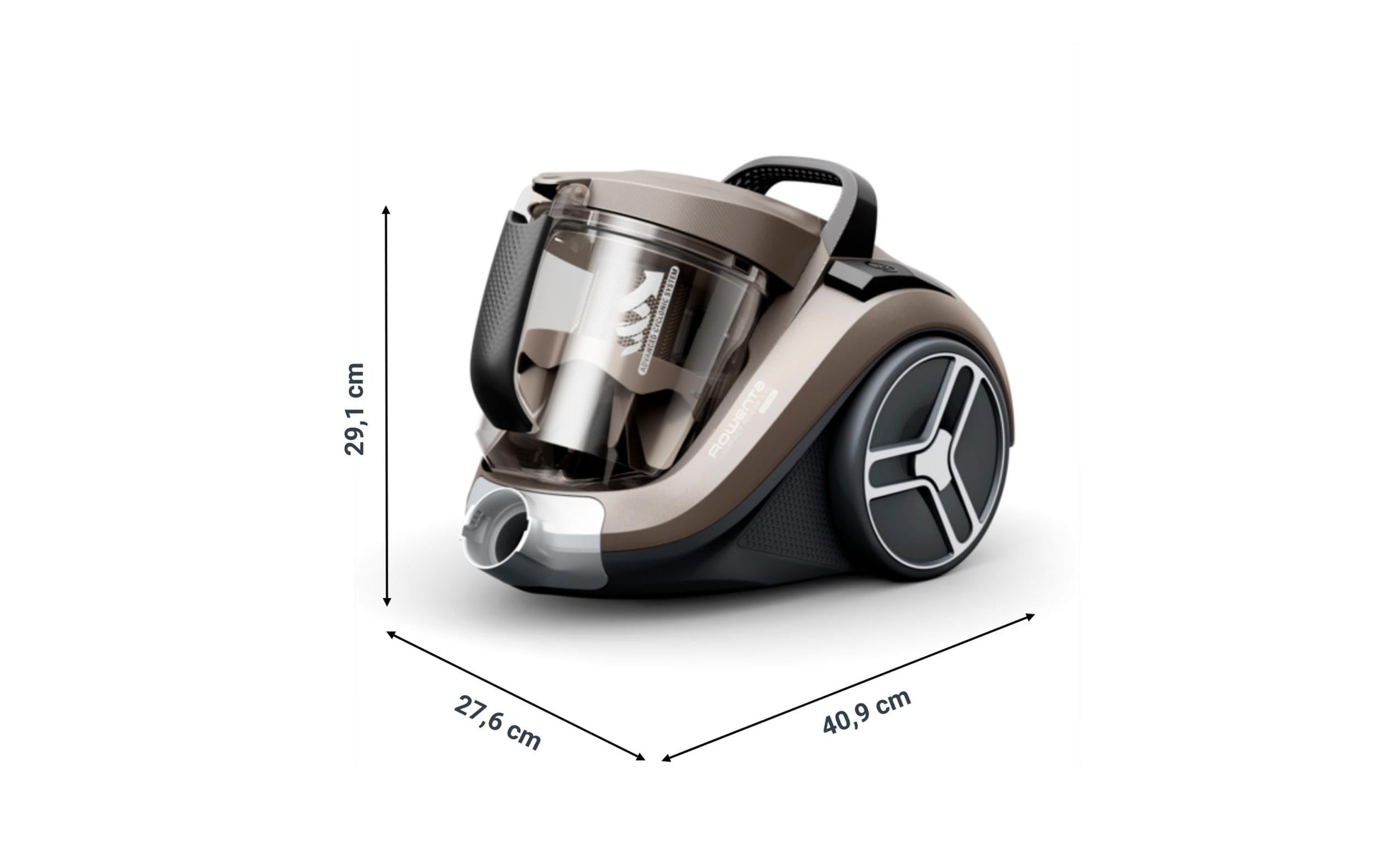 Rowenta Staubsauger Compact Power XXL Animal – 900 W, 2,5 l, Netzbetrieb, Kabel 6,2 m