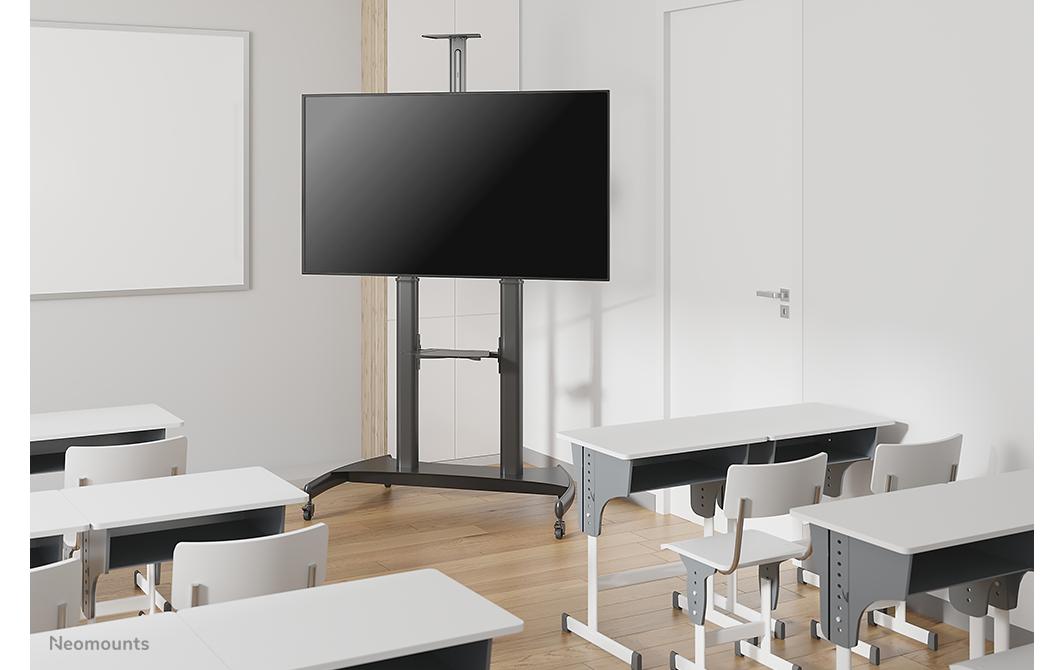 Neomounts PLASMA-M1950E – Trolley, höhenverstellbar, für 60–100", VESA 200×200–1000×600, bis 100 kg, schwarz
