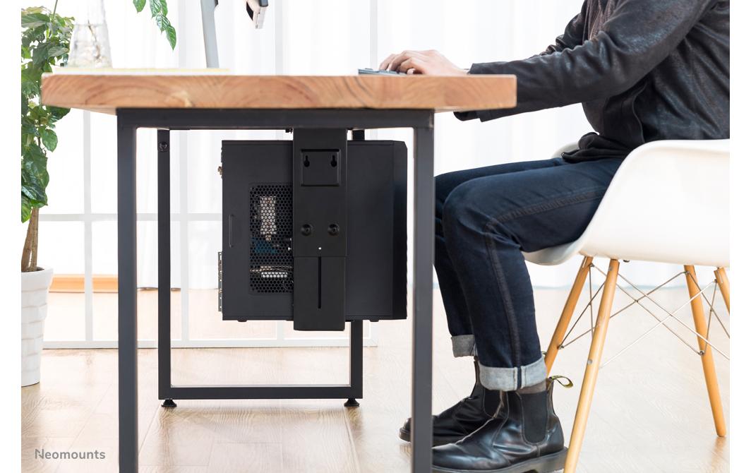 Neomounts NM-CPU100BLACK – Gerätehalterung (Tablet/Panel) – bis 10 kg – drehbar, höhenverstellbar – Schwarz