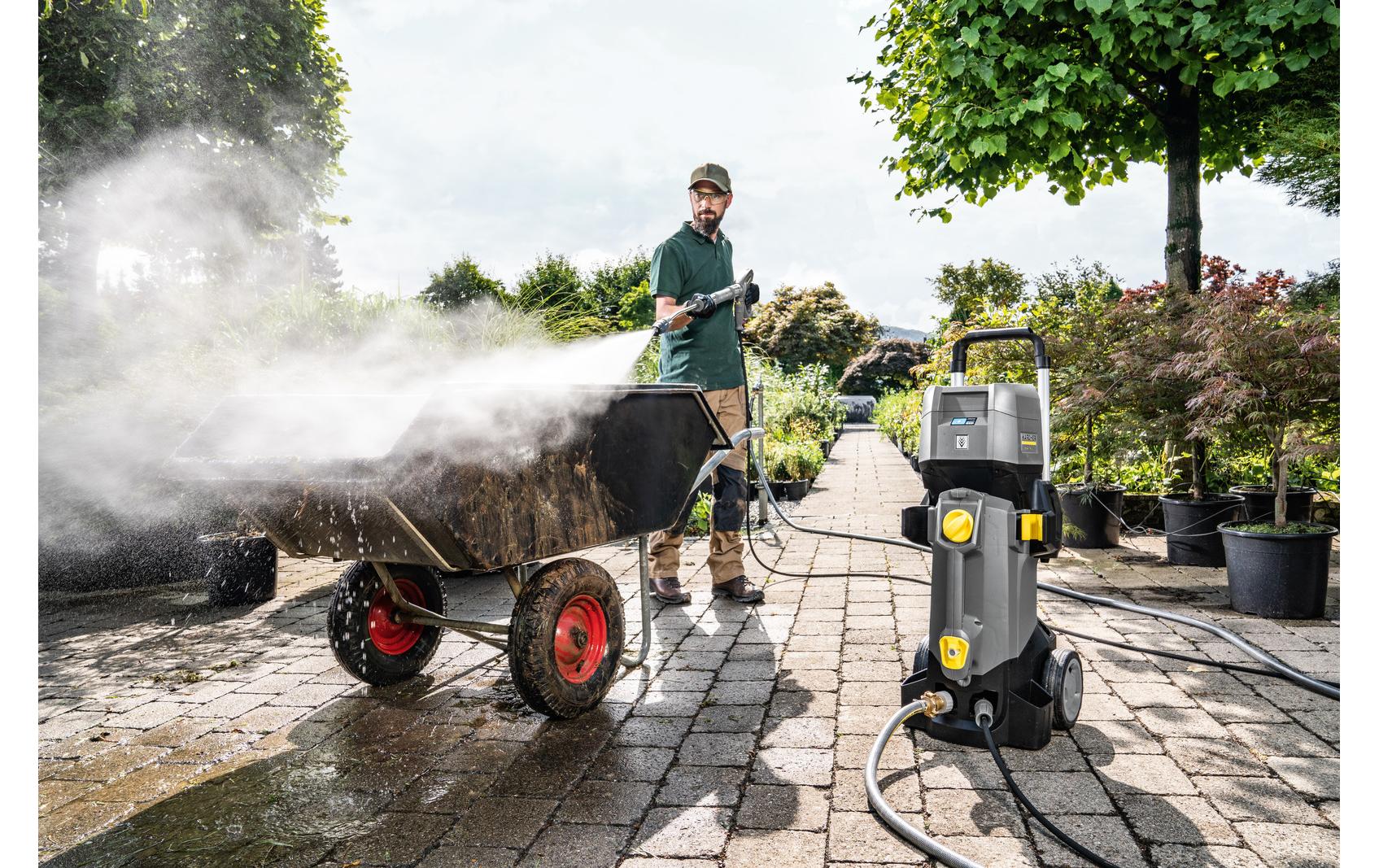 Kärcher HD 4/11 C Bp Pack Plus Hochdruckreiniger – 36 V – 110 bar, 400 l/h – Kärcher Battery Power