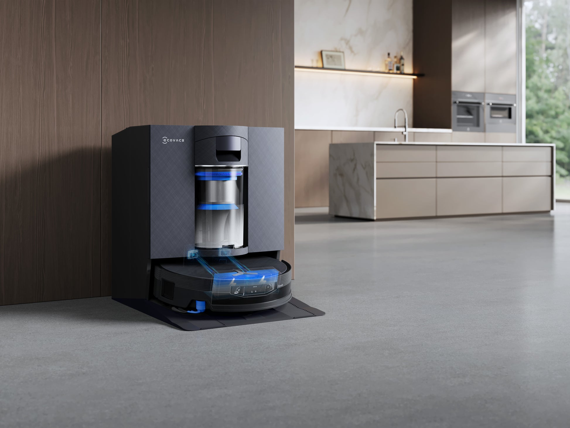 Ecovacs Deebot X12 OmniCyclone Saugroboter mit Absaugstation und Wischfunktion – 22000 Pa, 497 min