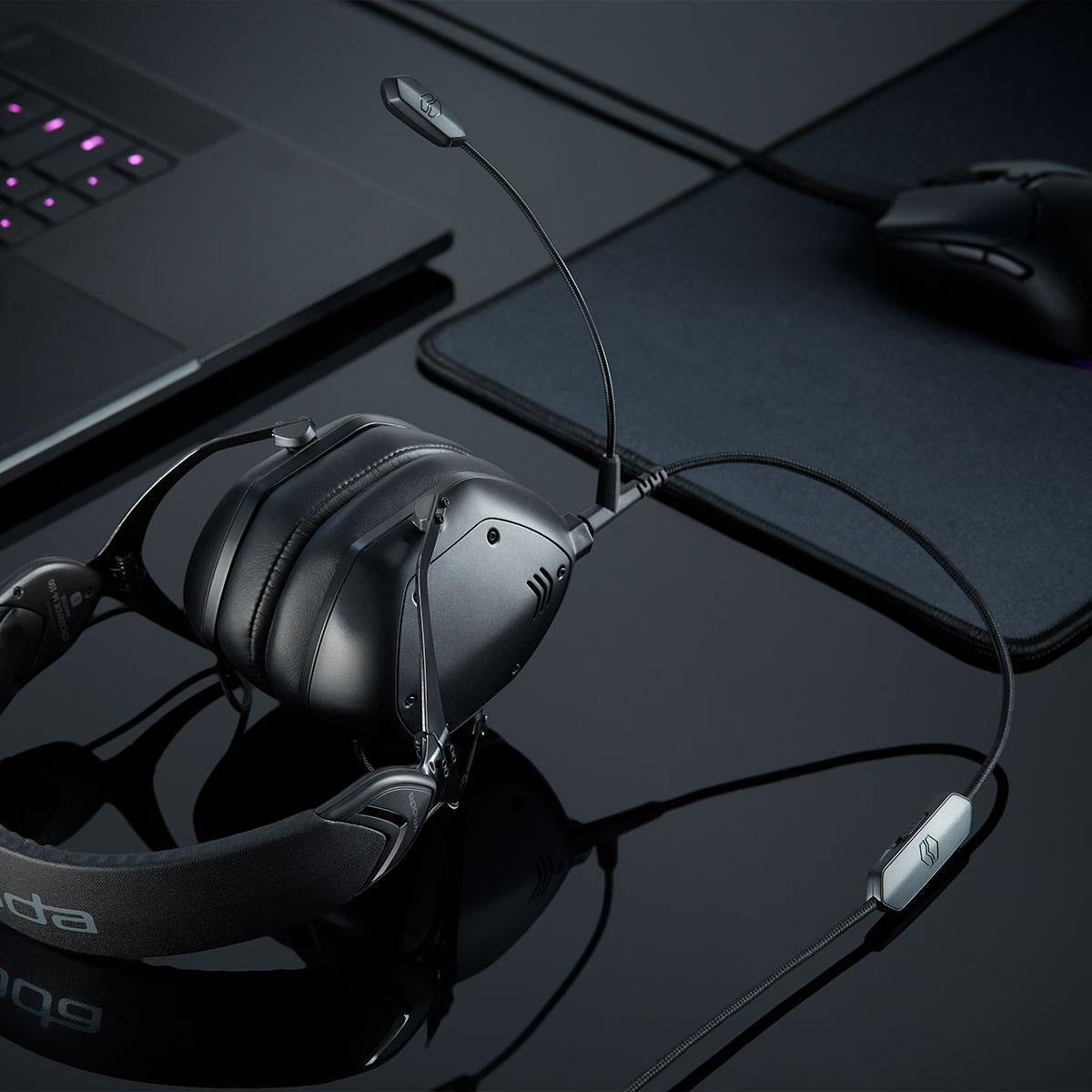 V-MODA BOOM PRO X – Kontakt-Mikrofon – für Kopfhörer – 3,5 mm, 2 m, Stummschaltung – schwarz