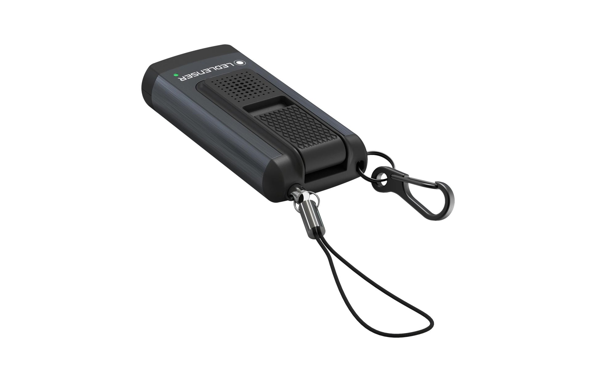 Ledlenser Taschenlampe K6R – 400 lm, 80 m, IPX2, USB, Akku, 3 Modi – Grau
