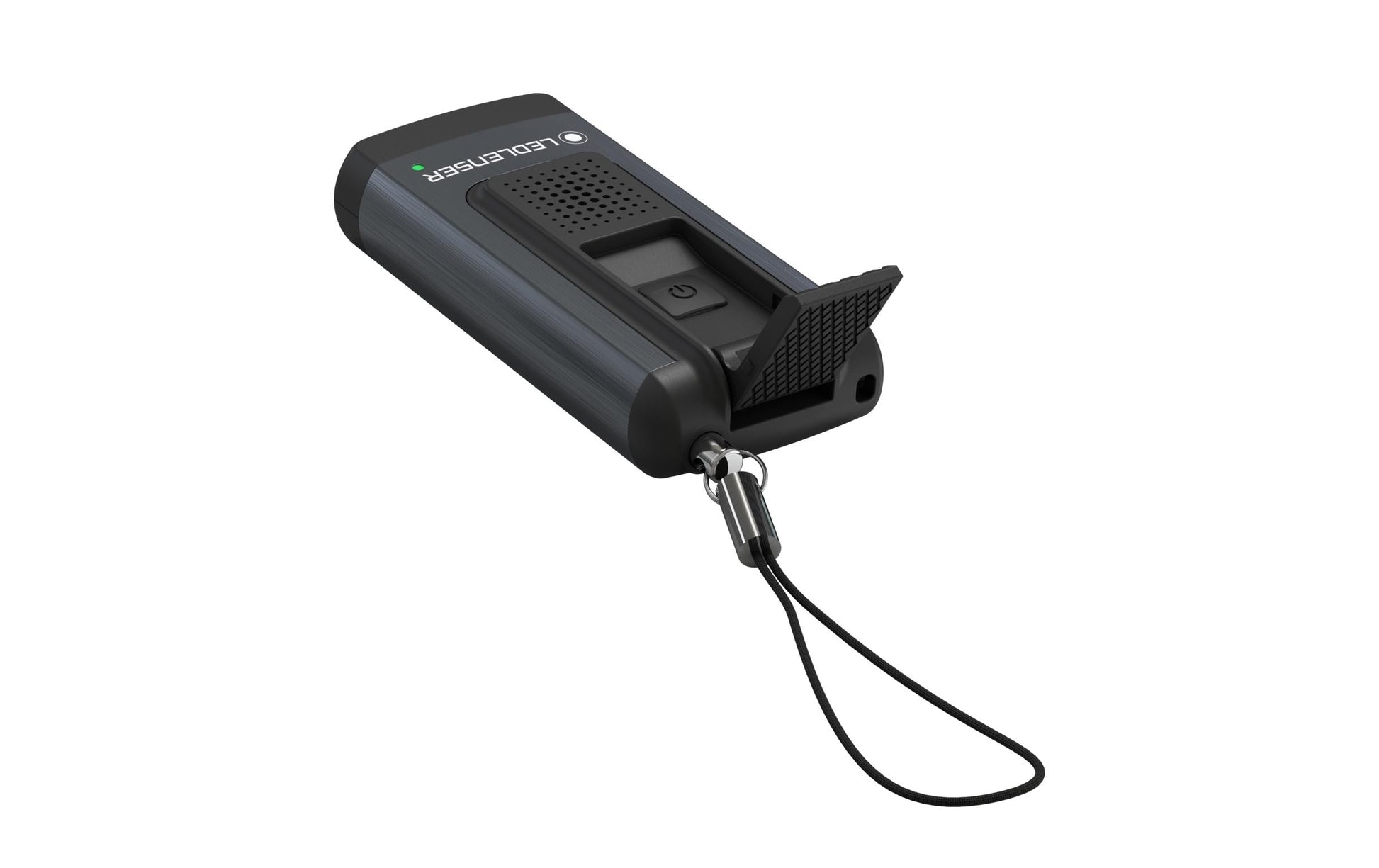 Ledlenser Taschenlampe K6R – 400 lm, 80 m, IPX2, USB, Akku, 3 Modi – Grau