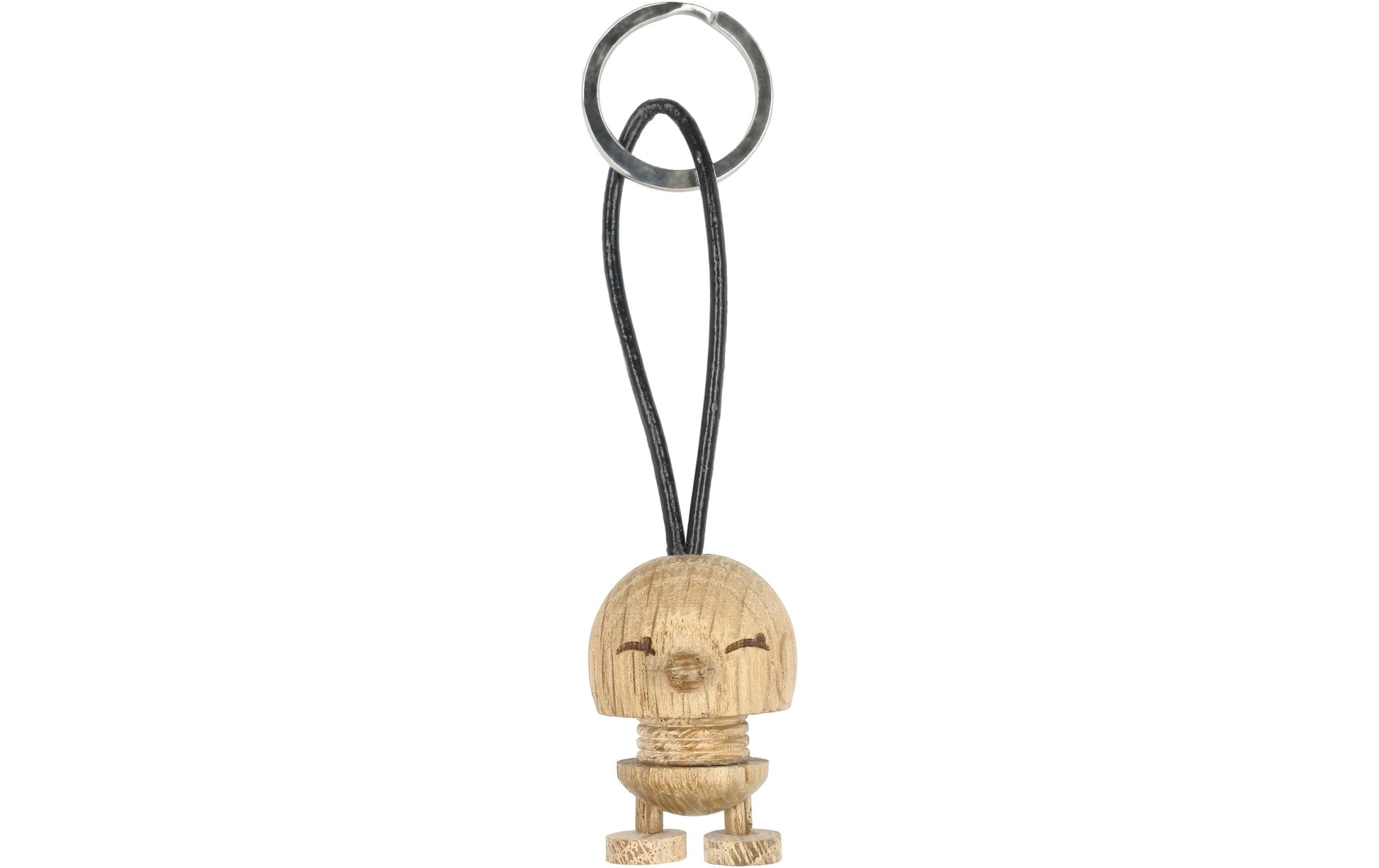 Hoptimist Schlüsselanhänger Bimble – FSC-zertifiziert, Eiche, Braun, 15 × 30 mm