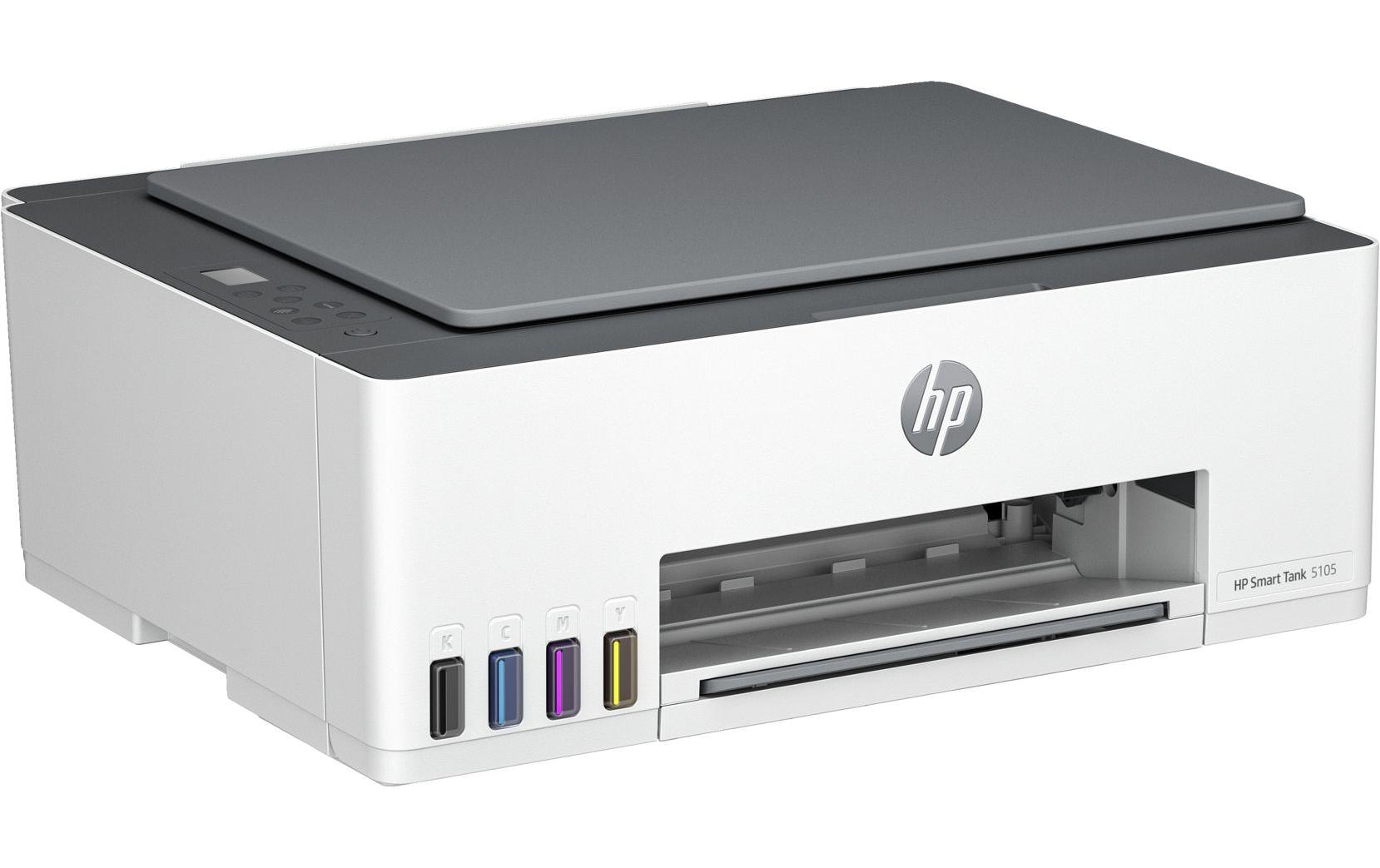 HP SMART TANK 5105 – Farbiges Tintenstrahl-MFP – 12 Seiten/Min S/W, 5 Seiten/Min Farbe