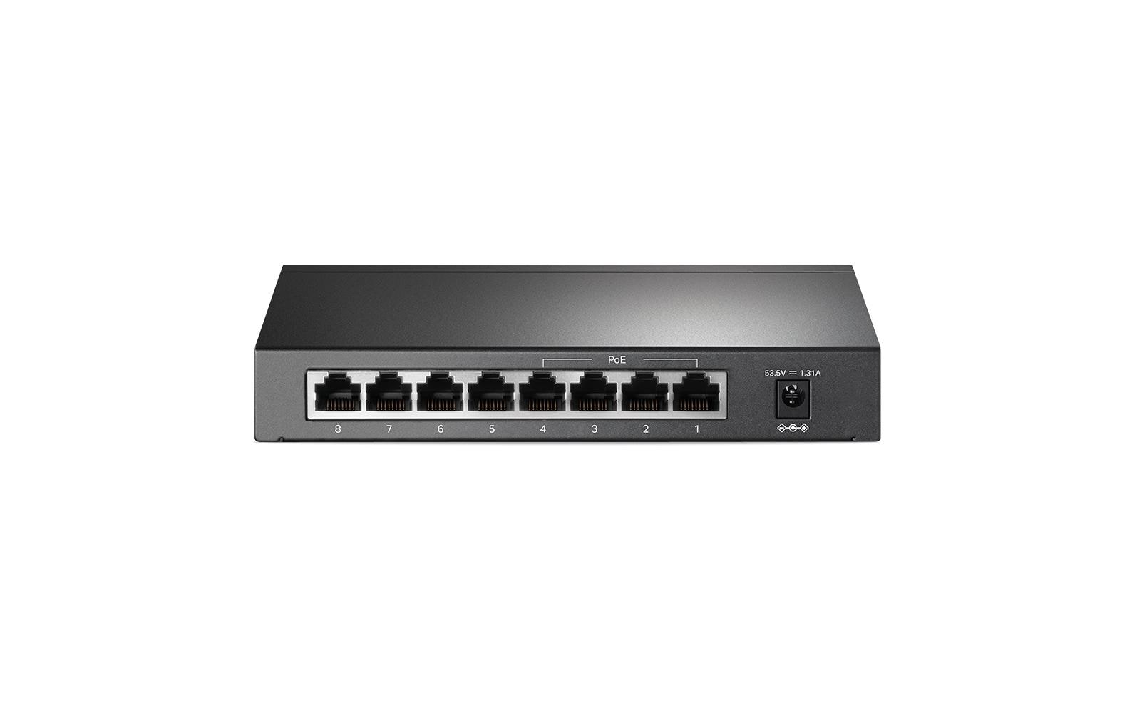 TP-Link TL-SG1008P – Switch (unmanaged) – 8×GbE, 4×PoE